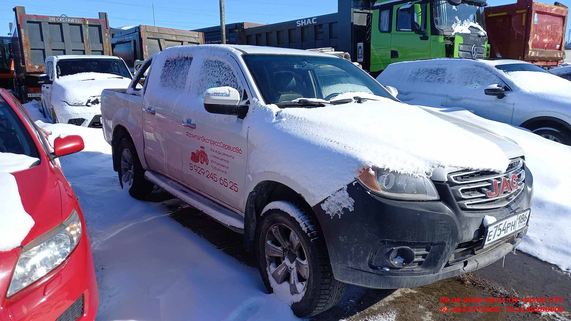 JAC T6,  165 570 км, 2022 года