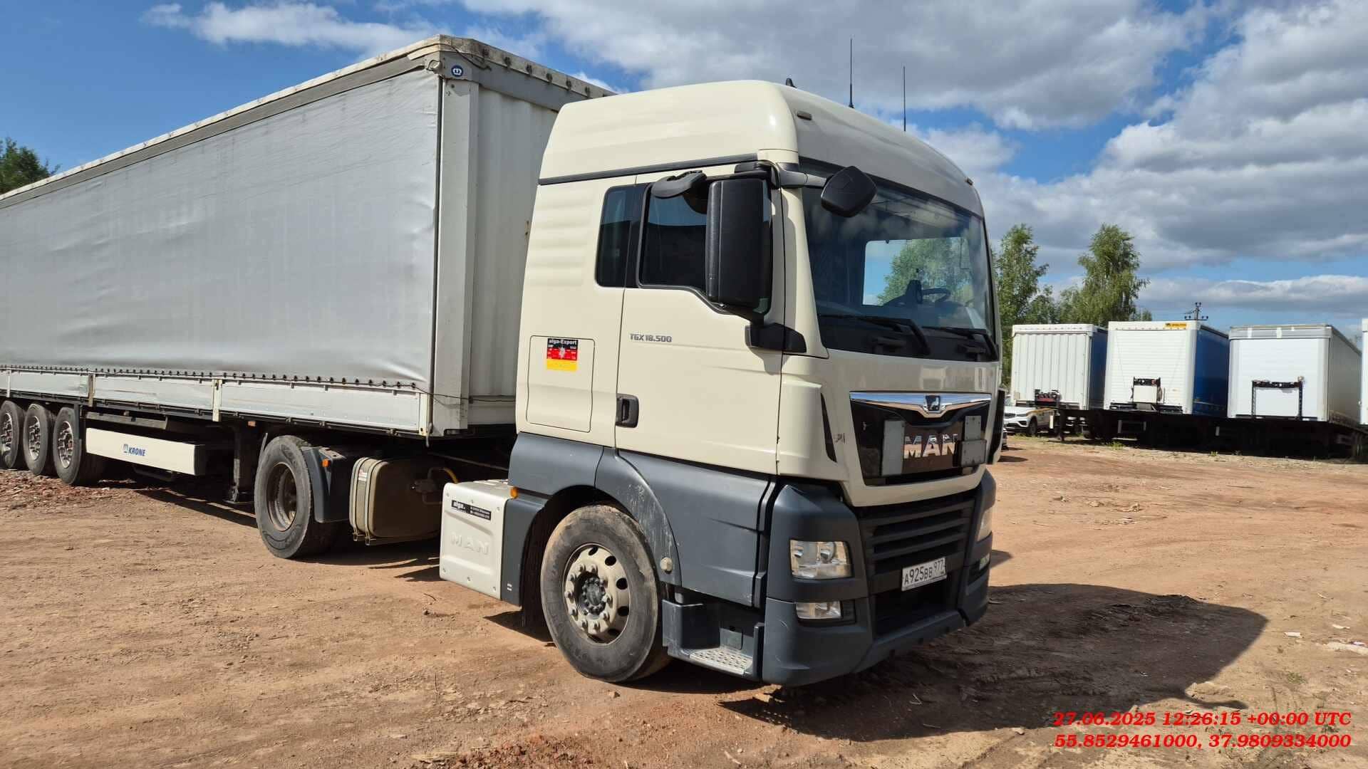 MAN TGX 18.500 4X2 LLS,  614 802 км, 2019 года в лизинг