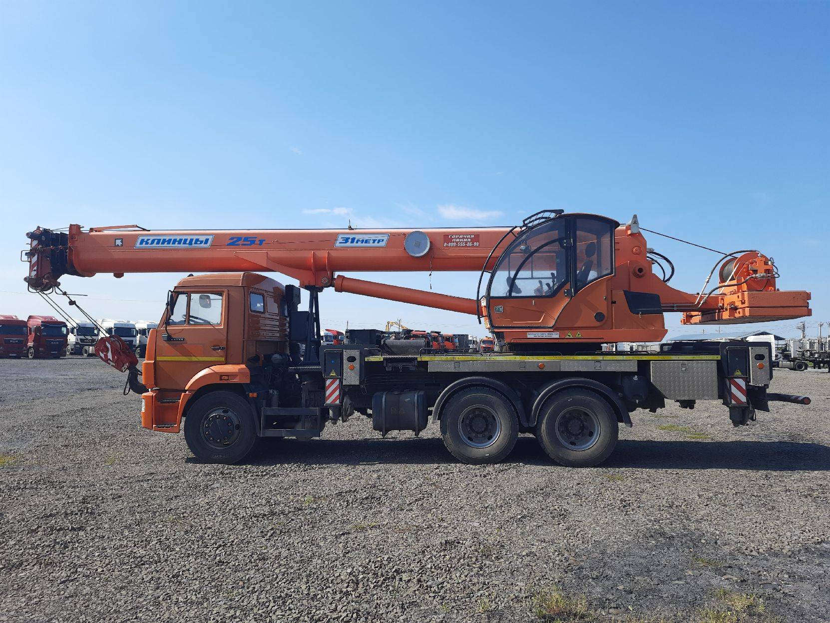 Клинцы КС-55713-1К-4 КАМАЗ-65115 (6х4) г/п 25т. стрела 31м.
