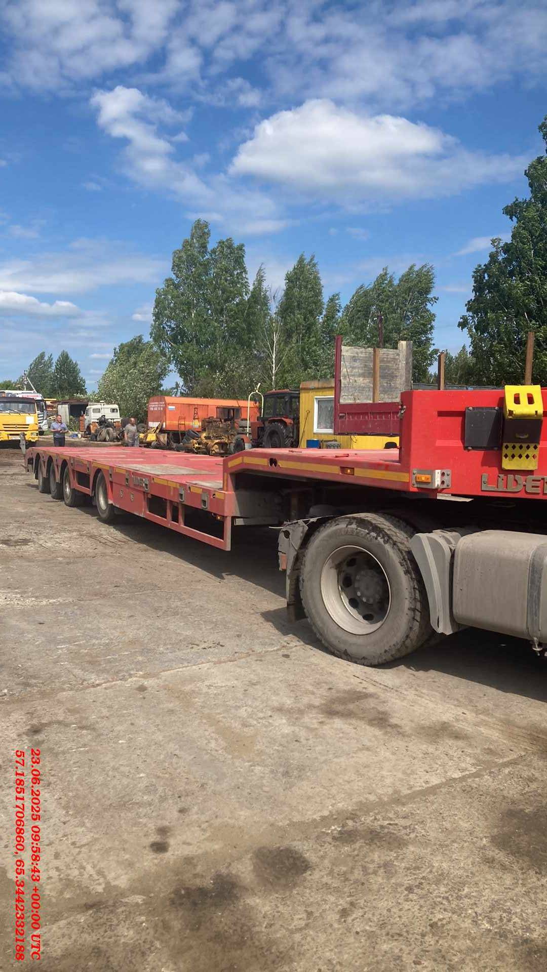 Lider Trailer Global Model 1A Низкорамный трал 4 оси