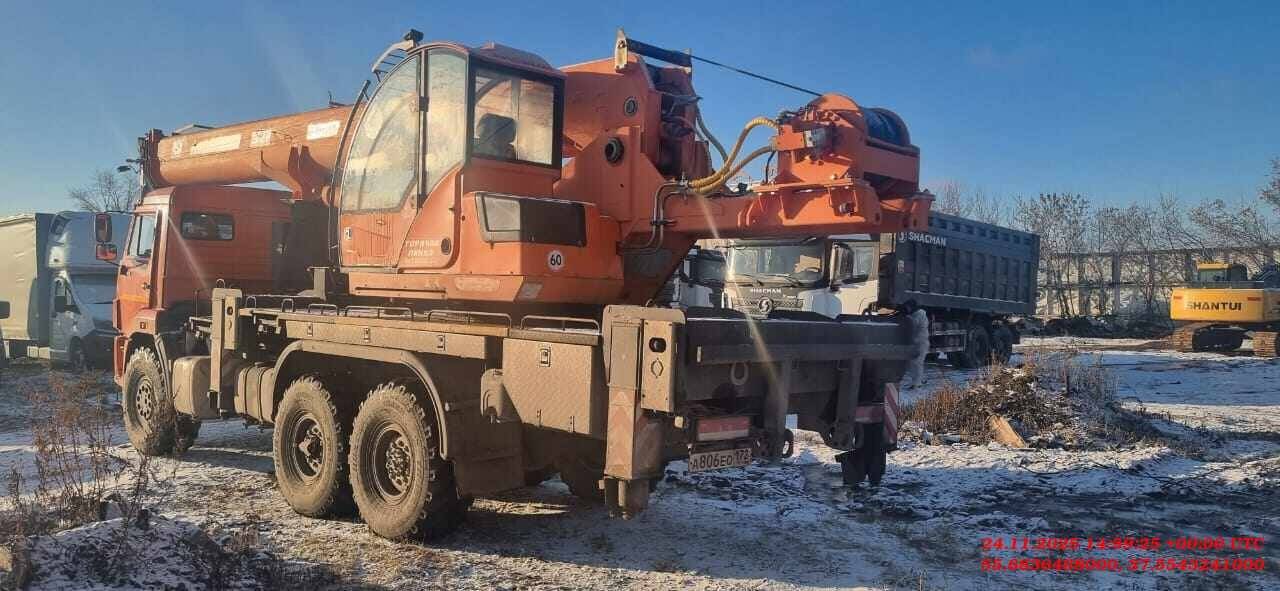 Камышинский Крановый Завод КС-55729-5K-31 KAMAZ-43118 (6х6) г/п 32т. стрела 31м. ,  16 582 км, 2022 года в лизинг