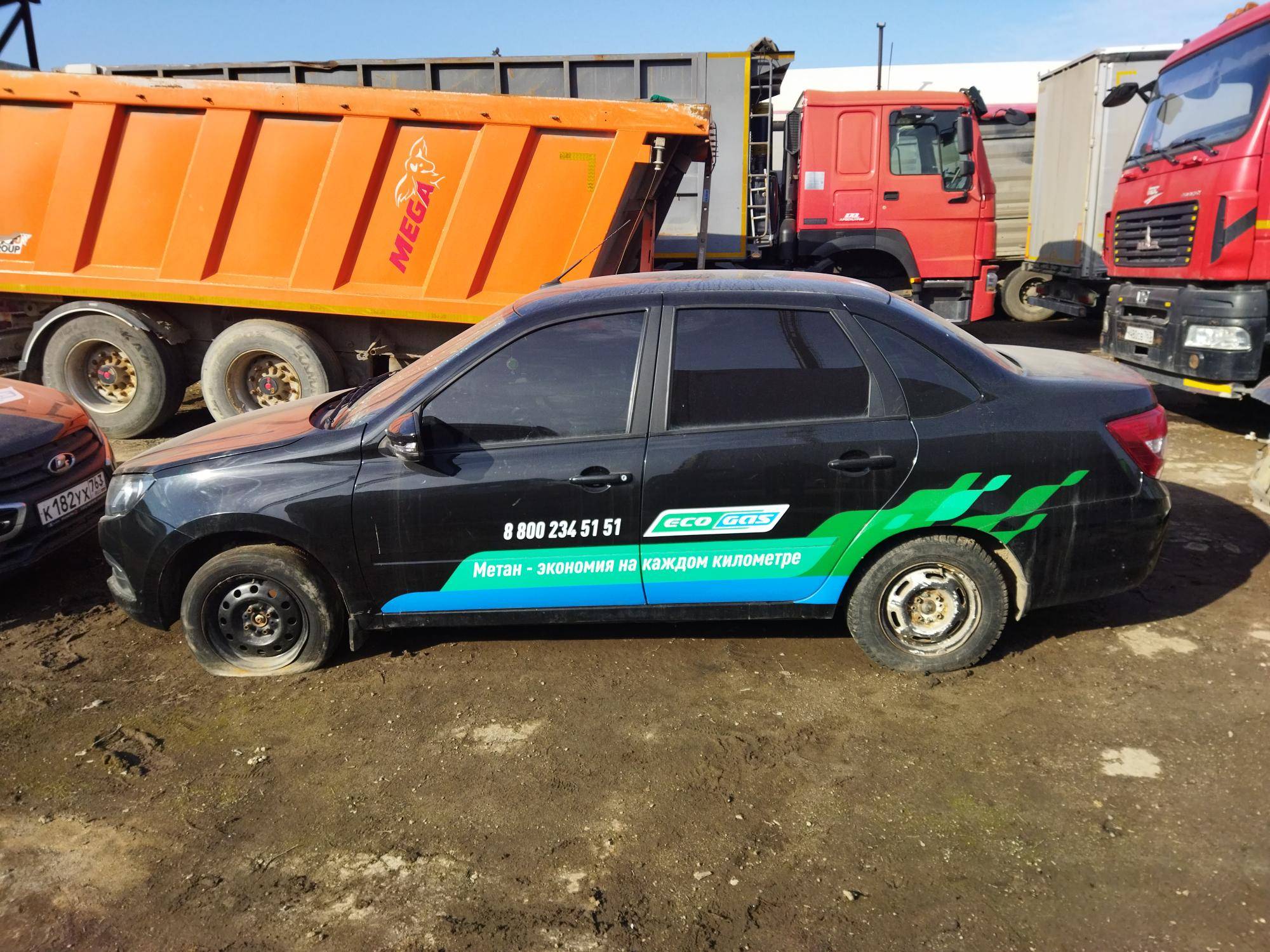 Lada Granta седан,  59 000 км, 2022 года в лизинг