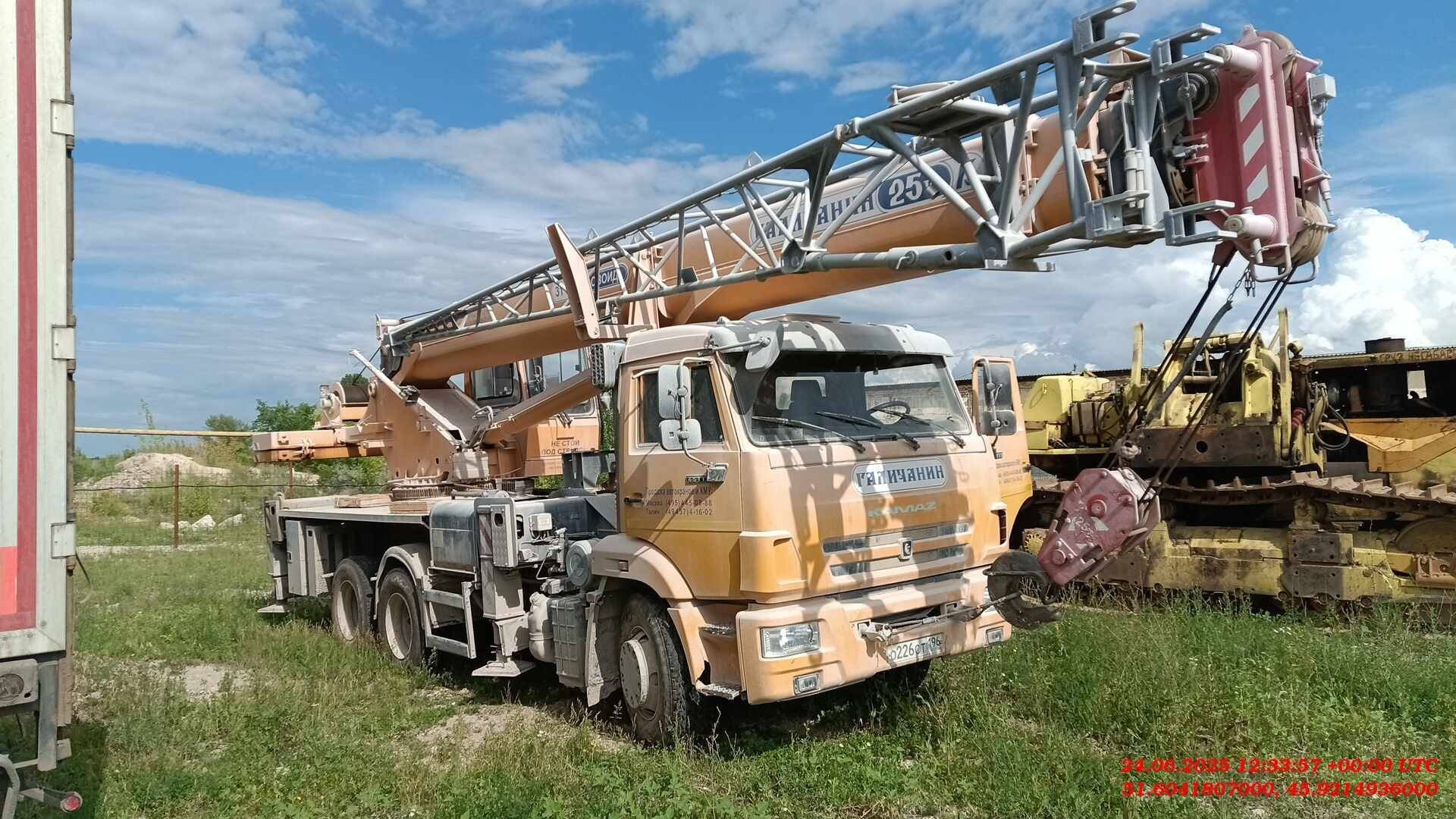 ГАЛИЧАНИН КС-55713-1В-4 KAMAZ-65115 (6х4) (Е5) г/п 25т. стрела 31м. (ОВОИД)