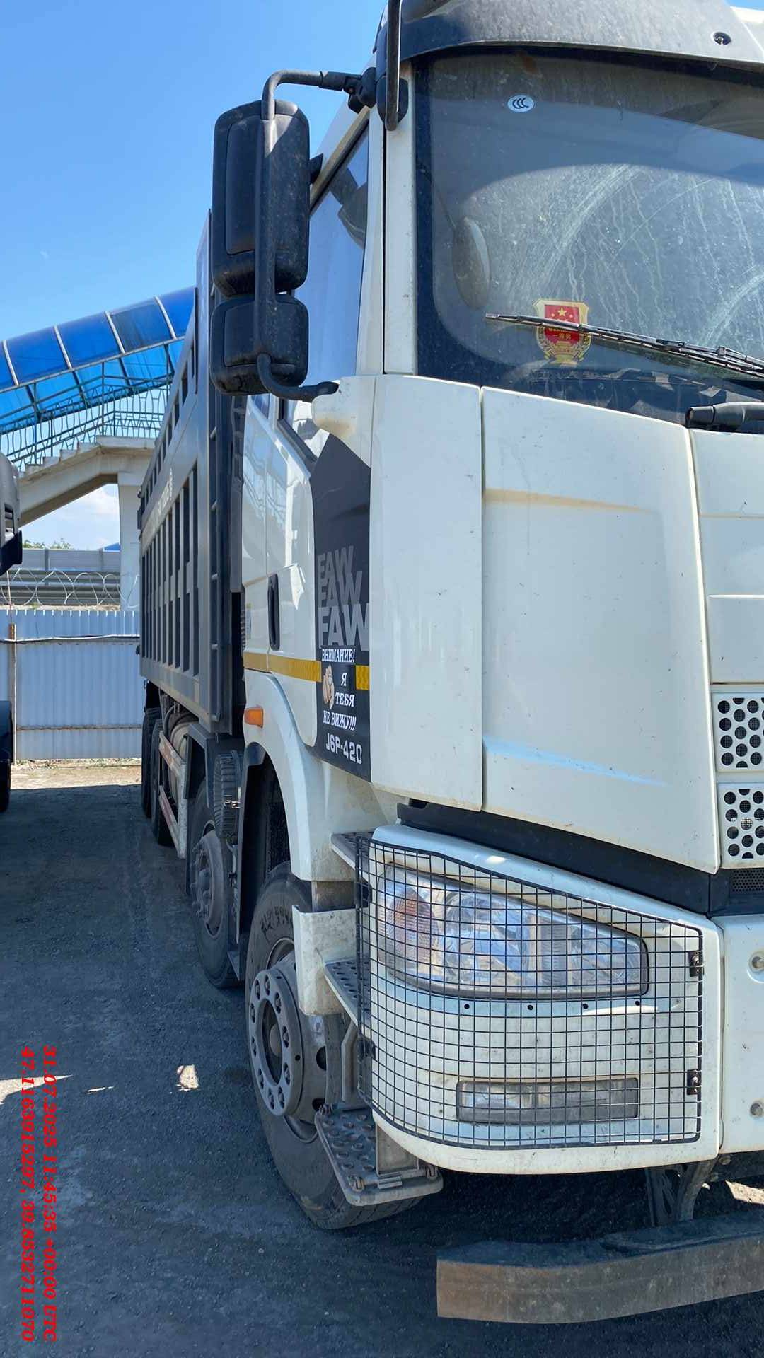 FAW CA3310P66K24T4E5 8х4,  125 869 км, 2023 года