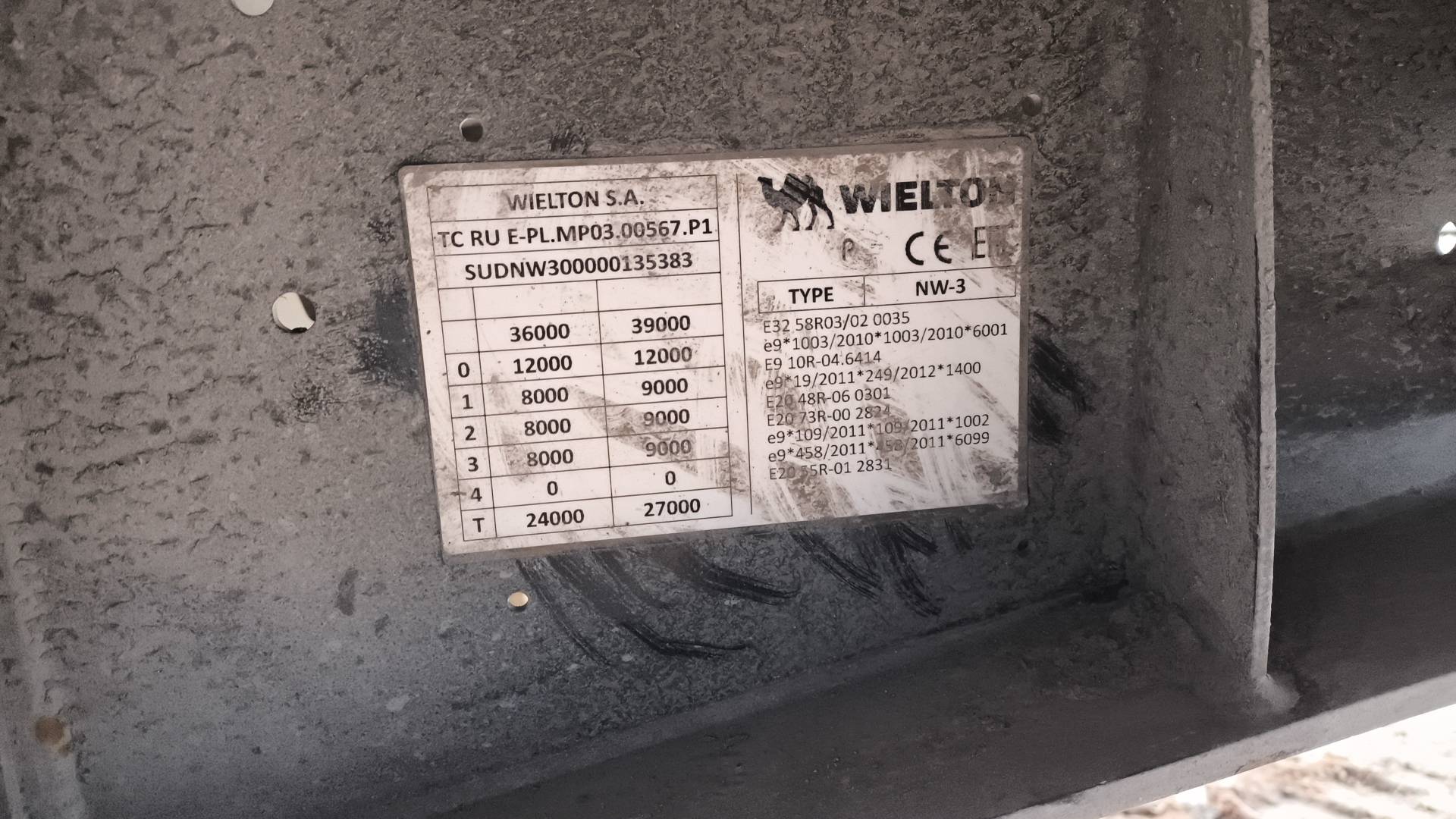 Wielton NW 3 А 55 SD, 2022 года в лизинг