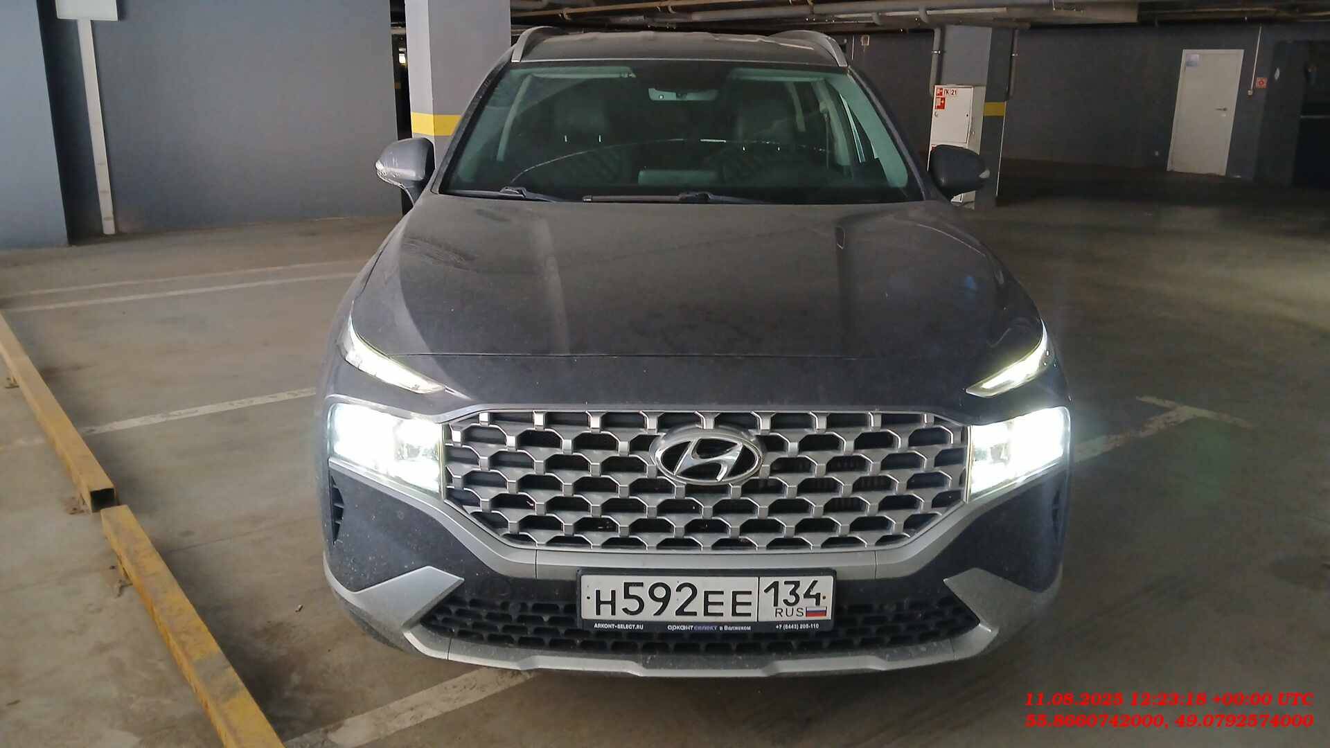 Hyundai Santa Fe,  89 347 км, 2022 года в лизинг