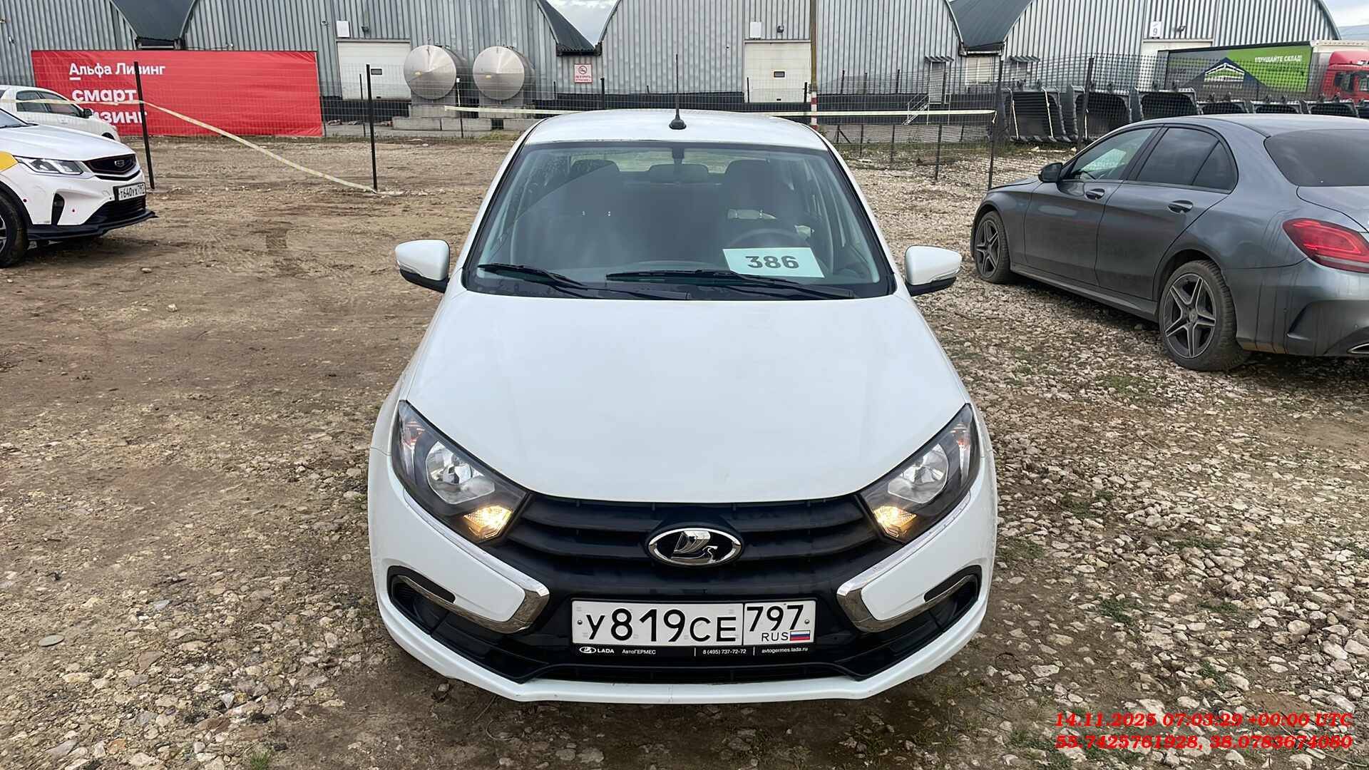 Lada Granta седан,  12 013 км, 2025 года в лизинг