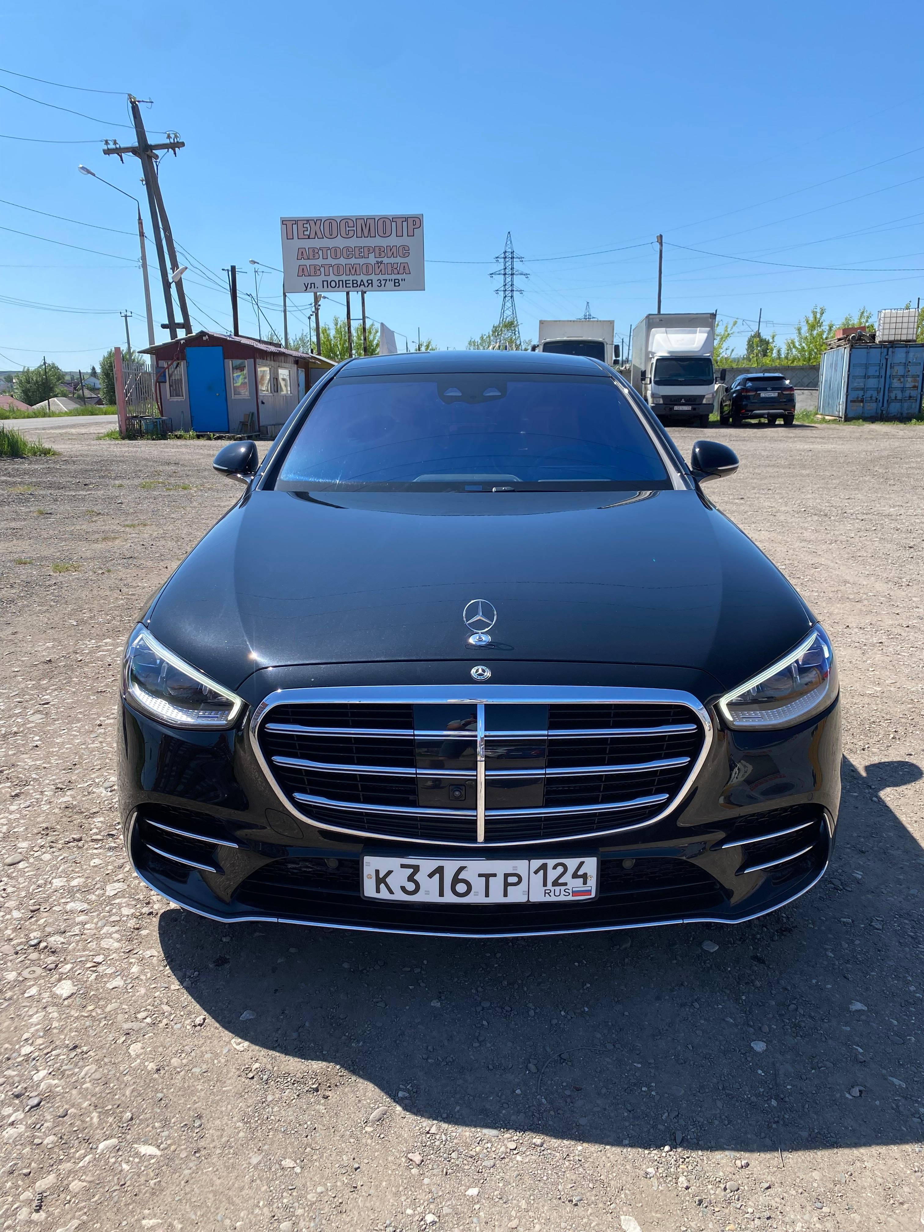 Mercedes-Benz S седан,  28 593 км, 2021 года в лизинг