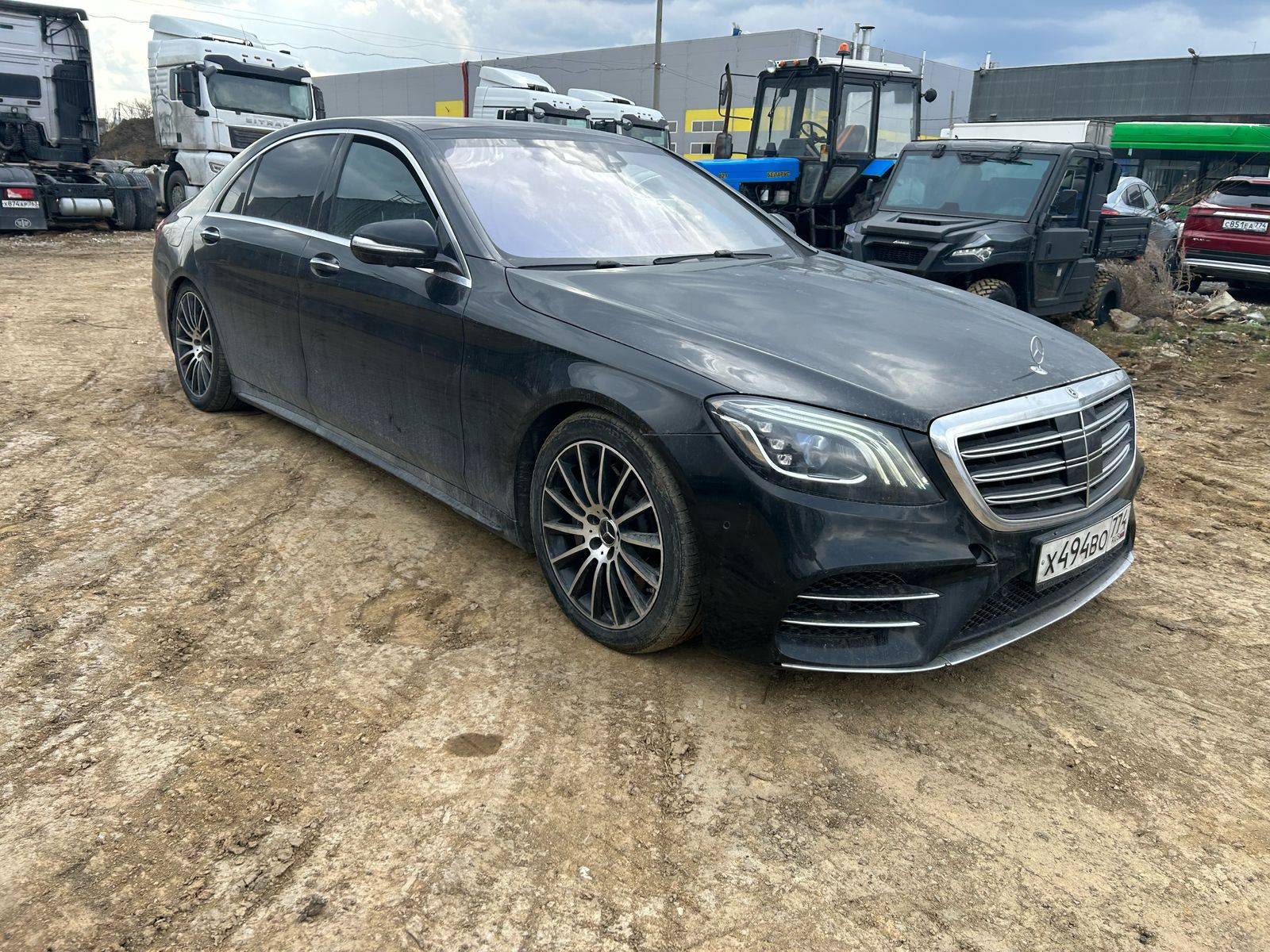 Mercedes-Benz S седан,  157 023 км, 2018 года в лизинг