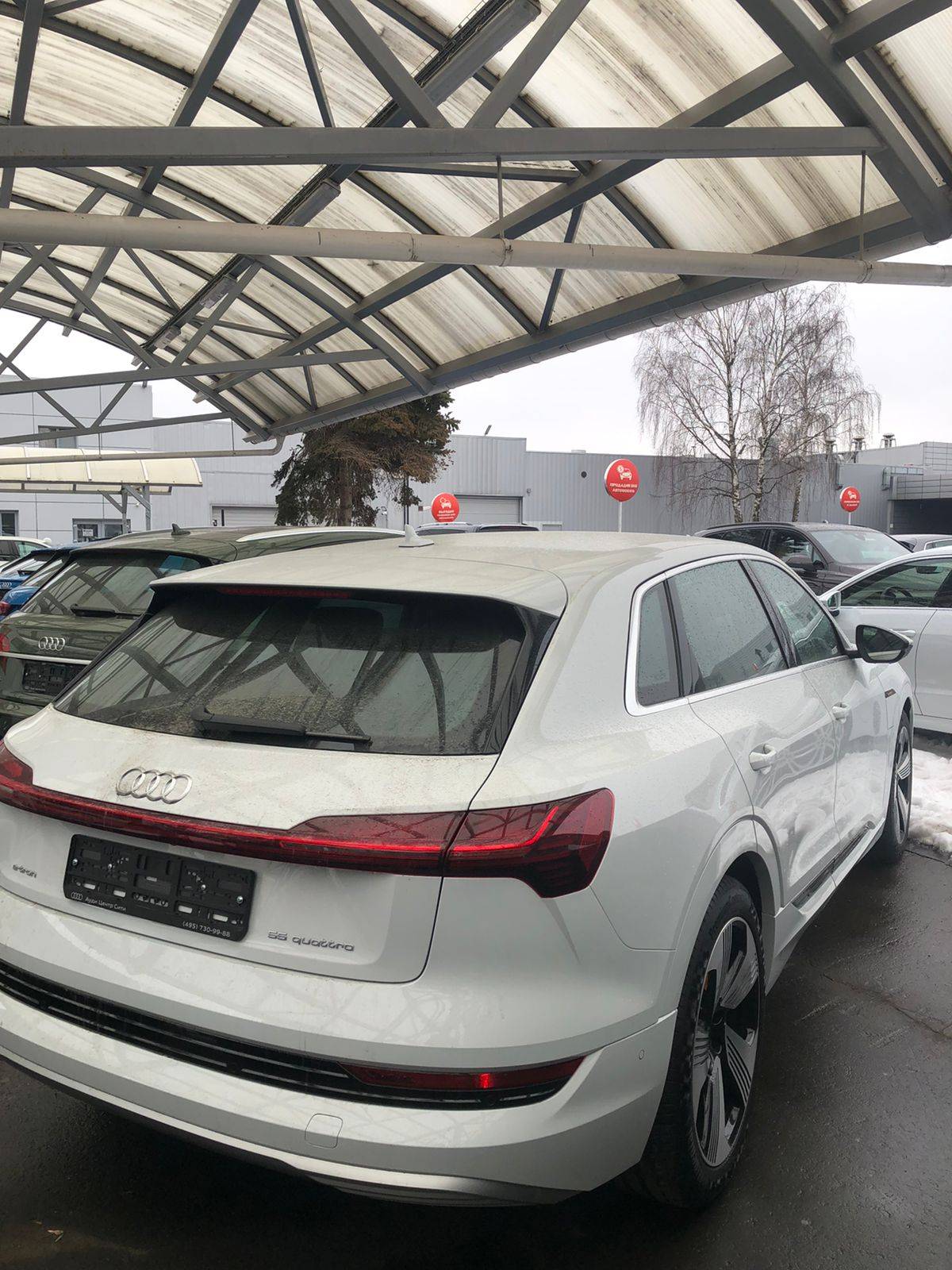 Audi e-tron,  55 377 км, 2021 года в лизинг