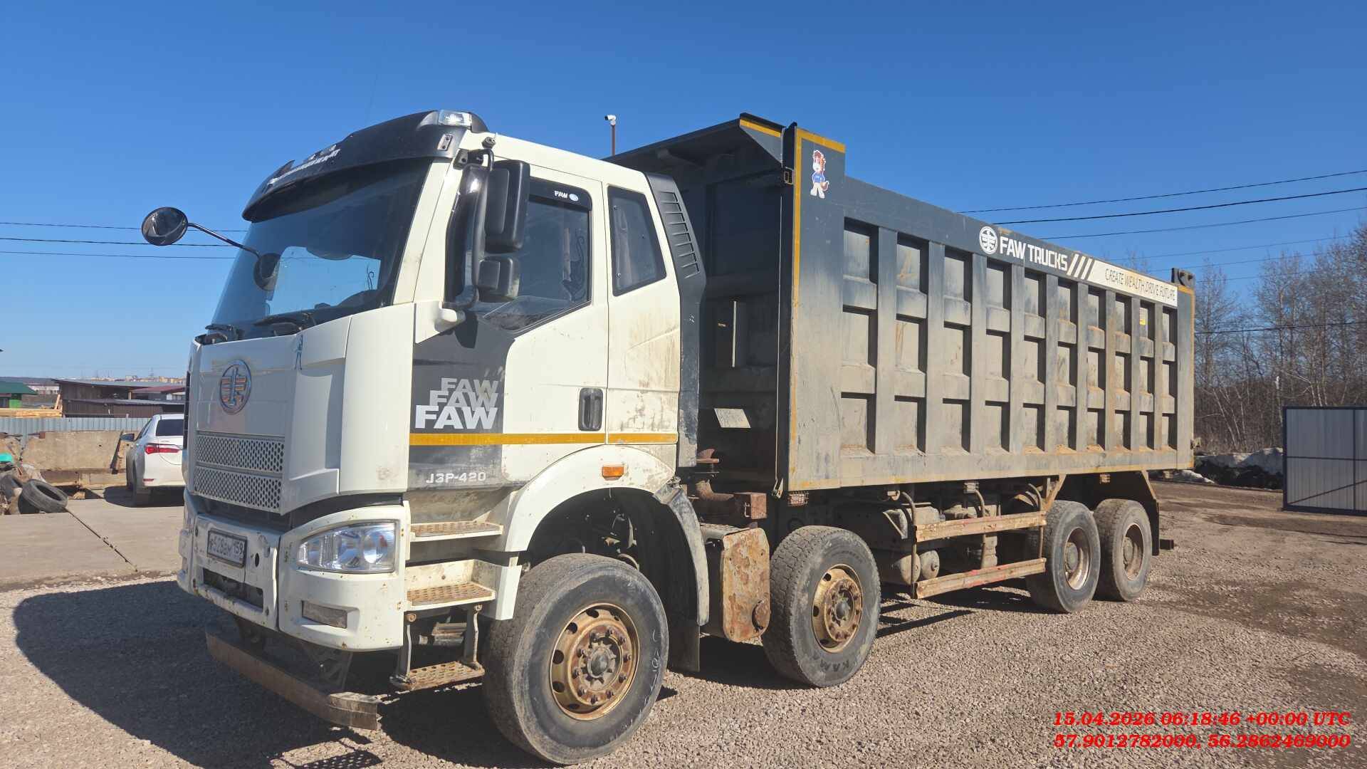 FAW CA3310P66K24T4E5 8х4,  217 756 км, 2023 года в лизинг