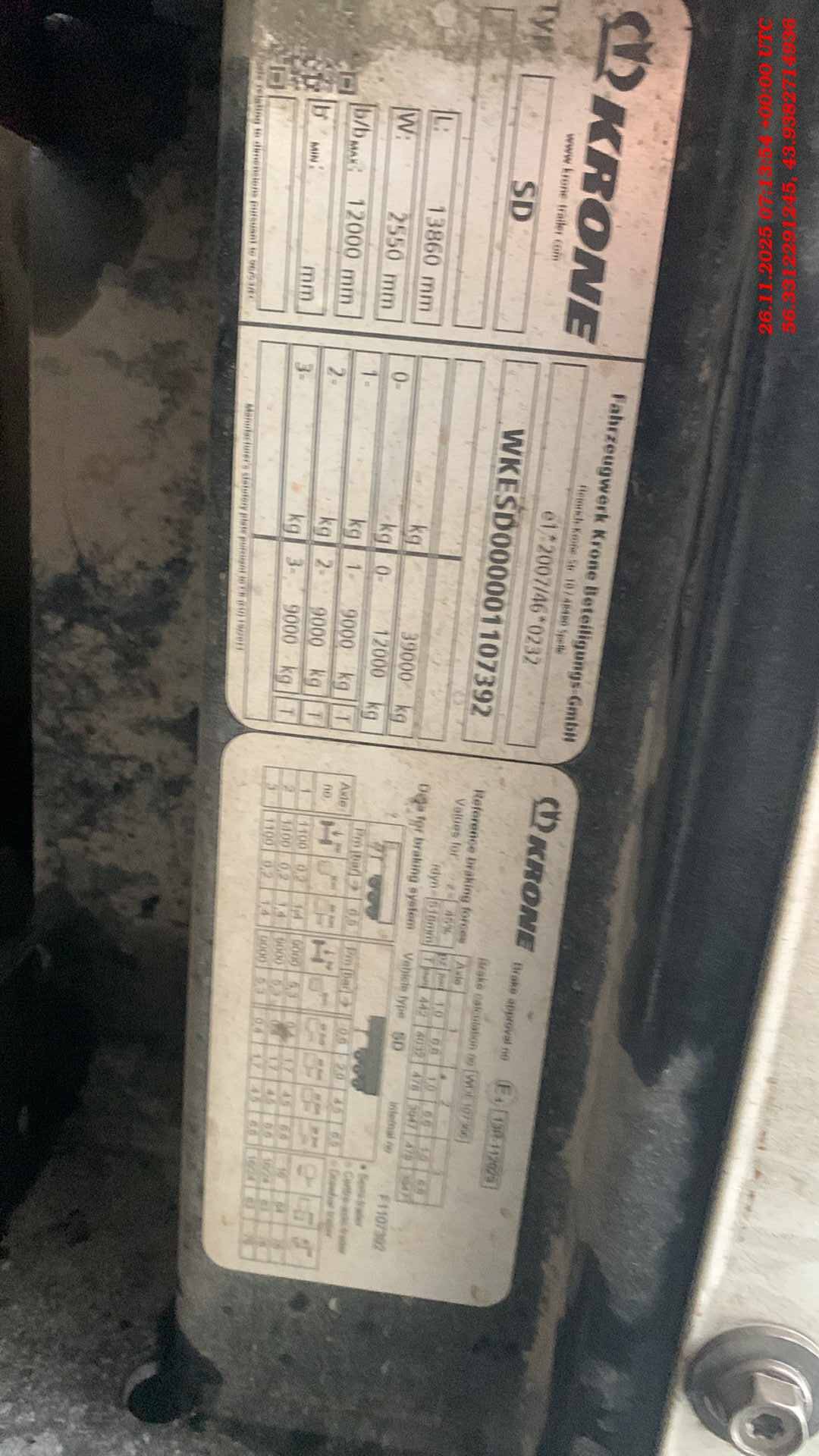 KRONE Шторный SD, 2023 года в лизинг