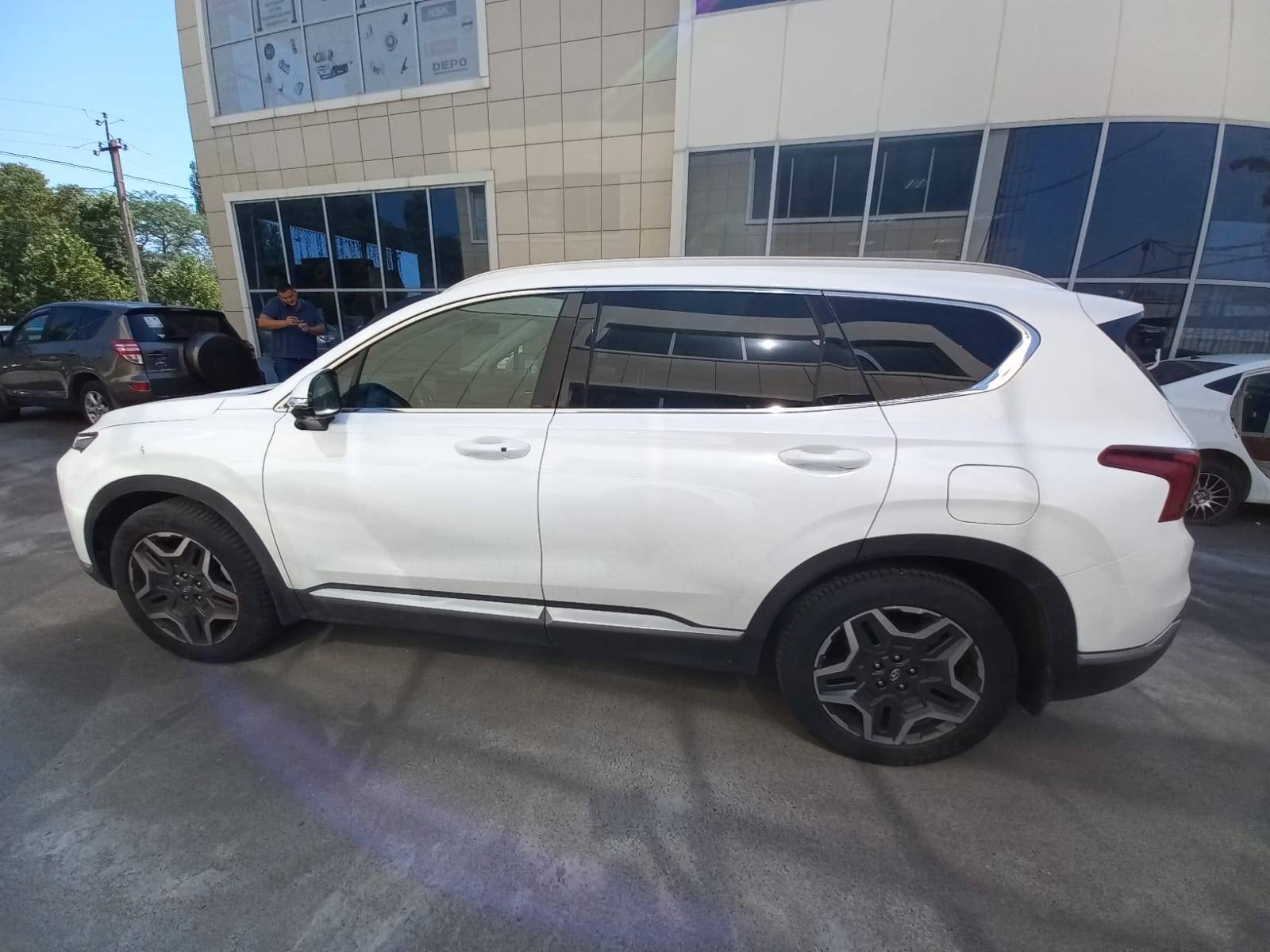 Hyundai Santa Fe,  27 409 км, 2021 года в лизинг