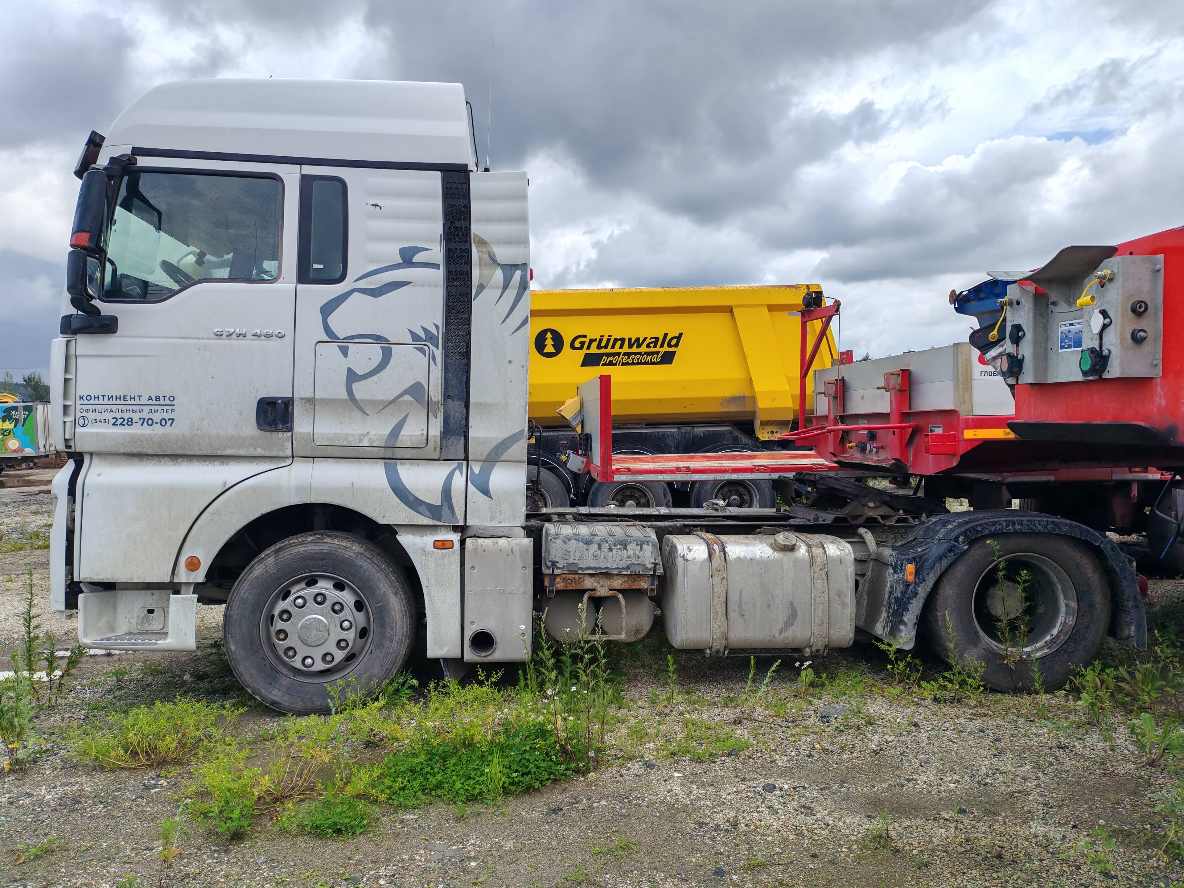 Sitrak ZZ4186V391HE,  586 567 км, 2023 года в лизинг