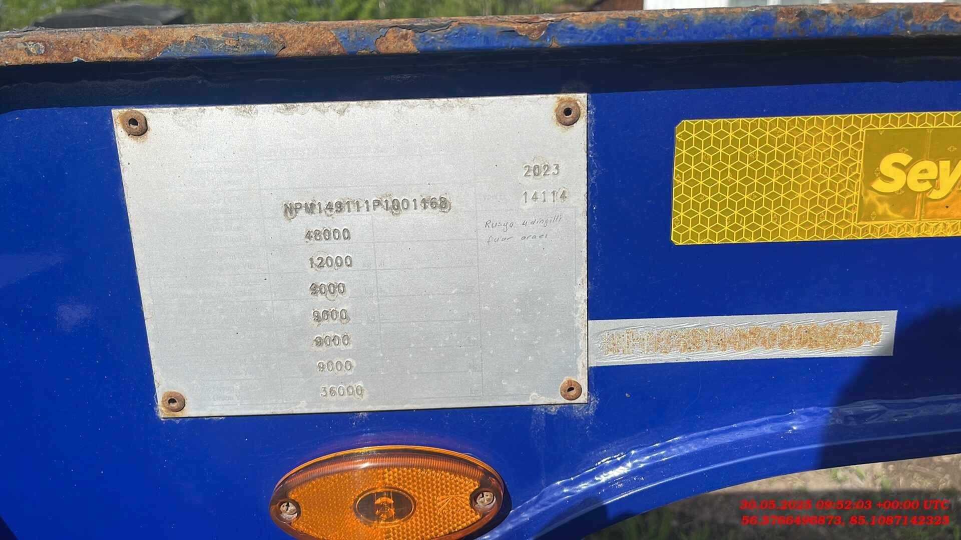 Seyit Usta 14114, 2023 года в лизинг