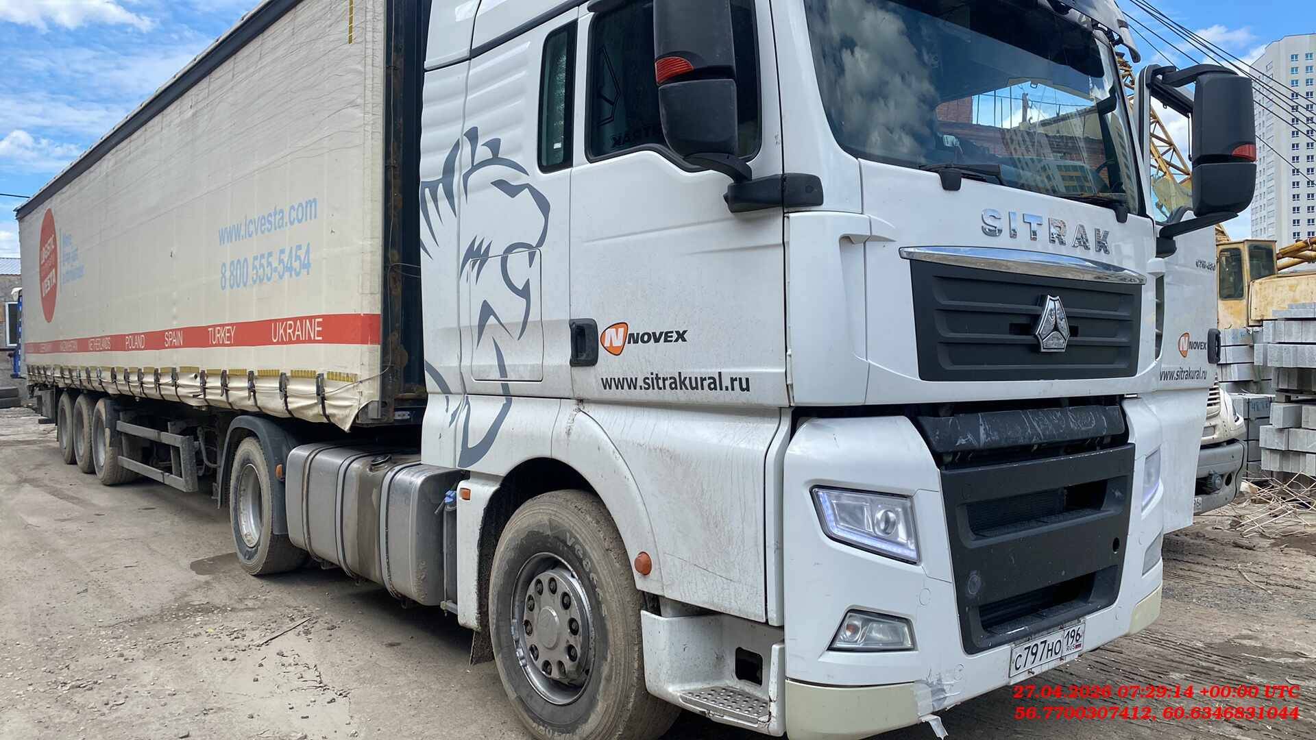 Sitrak ZZ4186V391HE,  462 442 км, 2023 года в лизинг