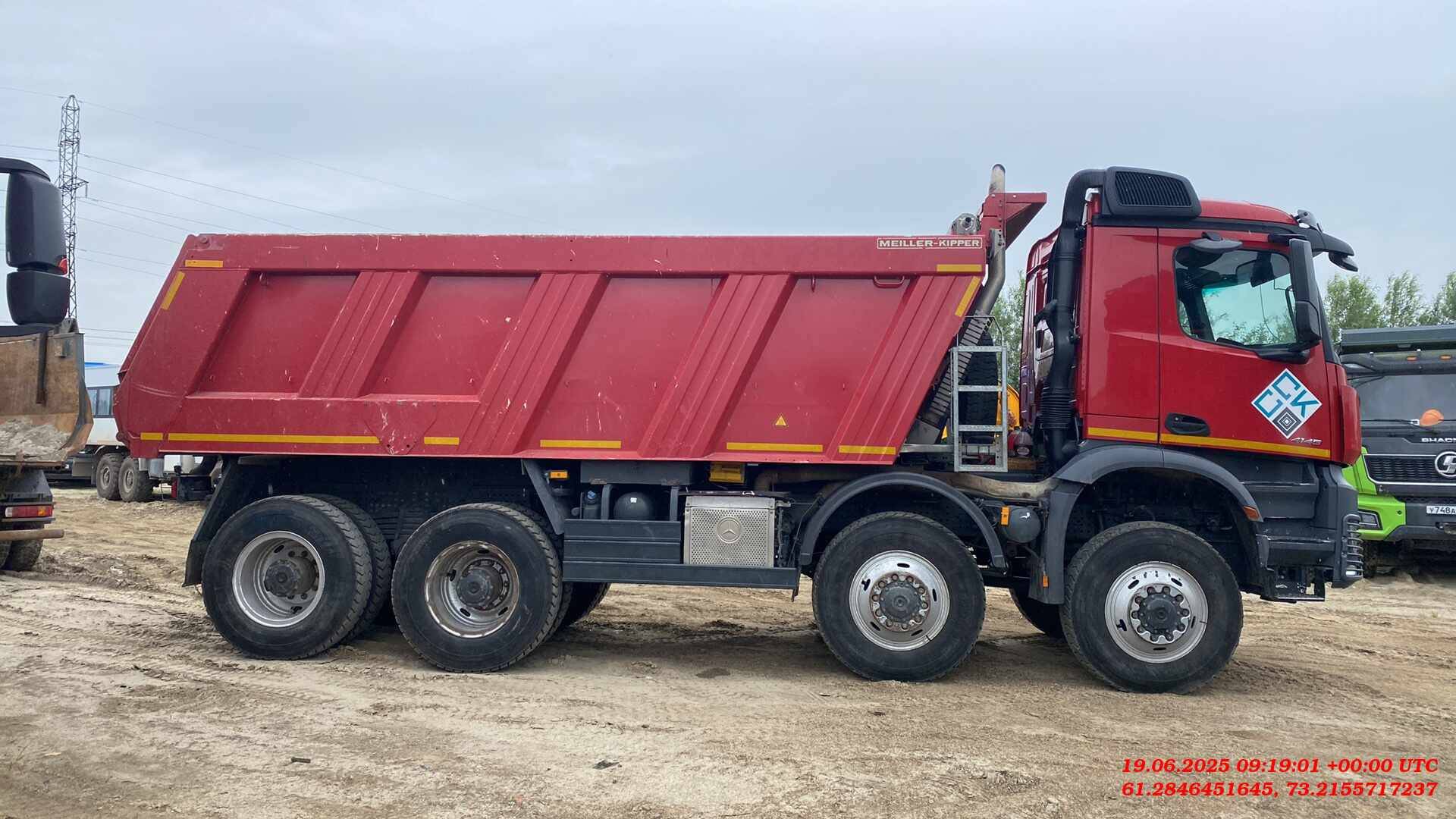 Mercedes-Benz Arocs 4158 AK 8х8 (L),  341 288 км, 2020 года в лизинг