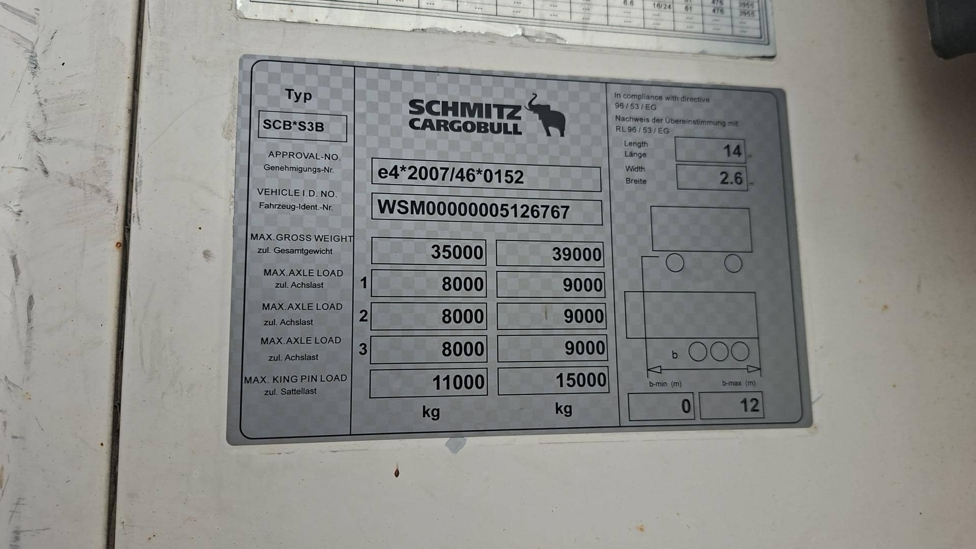 SCHMITZ Рефрижератор SCB*S3B, 2014 года в лизинг