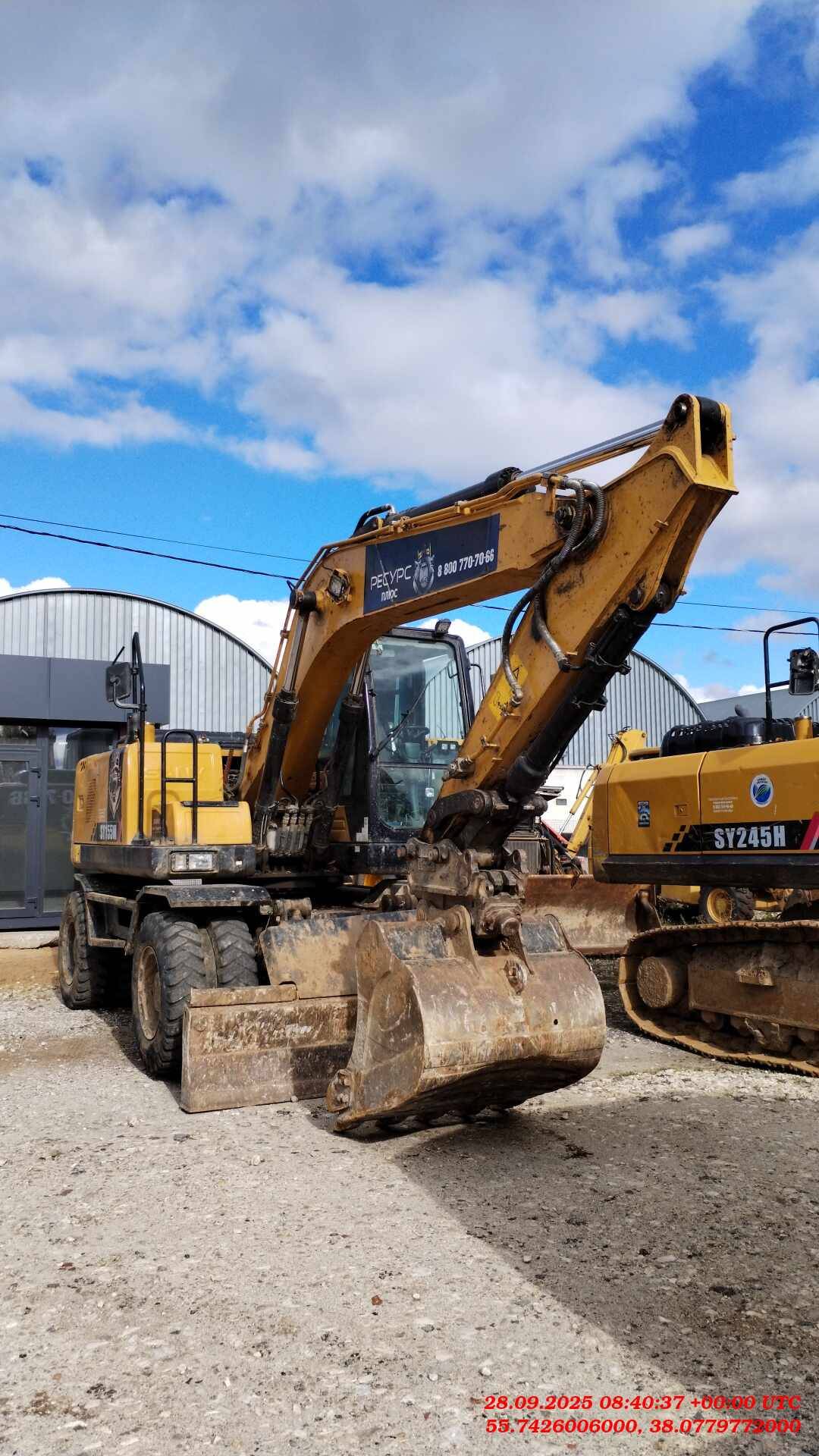 SANY SY155W, 2022 года в лизинг