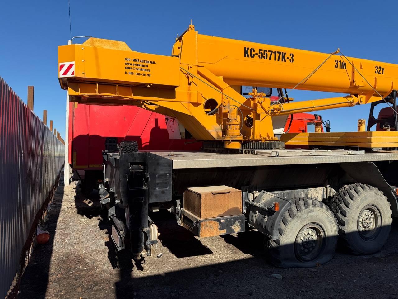 Ивановец КС-55717К-3T КАМАЗ-43118 (6x6) г/п 32т. вылет 29(38)м,  1 400 км, 2023 года в лизинг