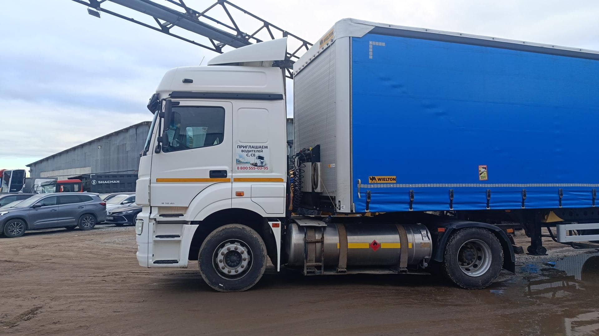 КАМАЗ 5490-5P CNG (M1840),  515 162 км, 2020 года в лизинг