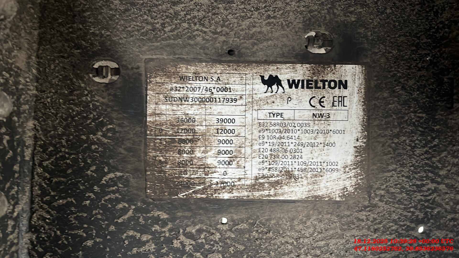 Wielton NW 3 A 55 PD, 2022 года в лизинг