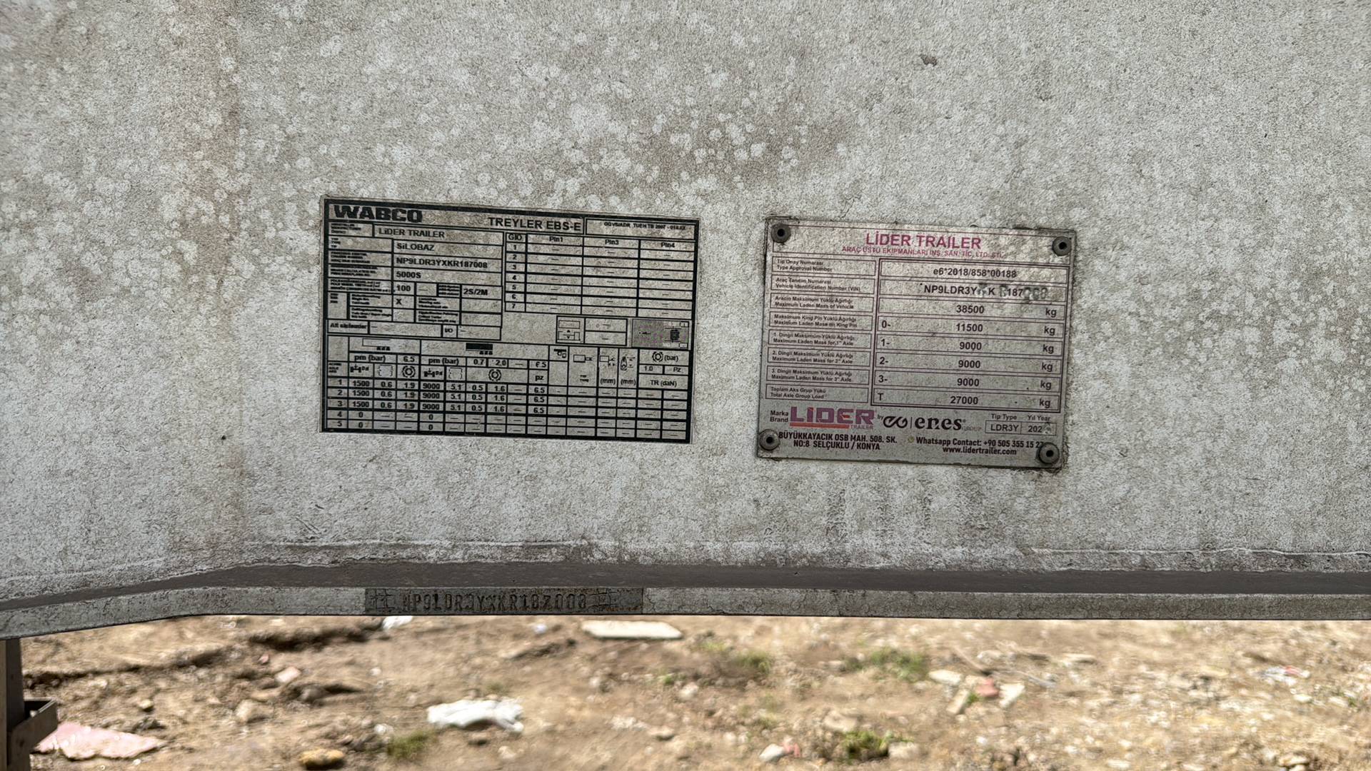 Lider Trailer LDR3YR, 2024 года в лизинг