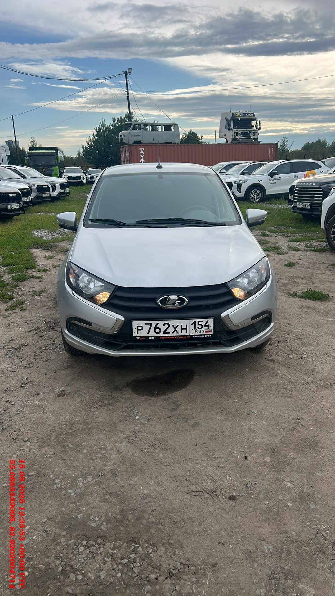 Lada Granta лифтбек,  5 517 км, 2024 года в лизинг