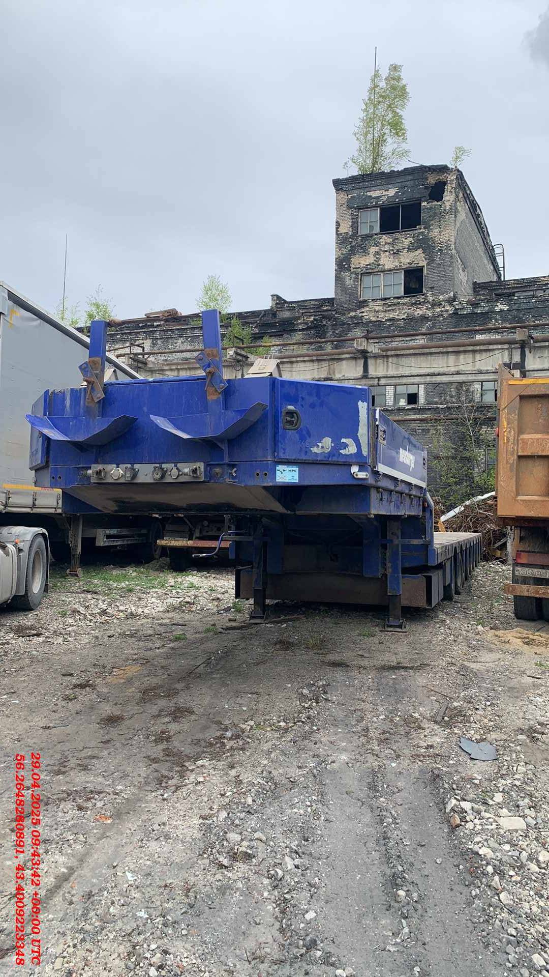 НОВТРАК Meusburger Тяжеловоз низкорамный раздвижной, ТP-8126