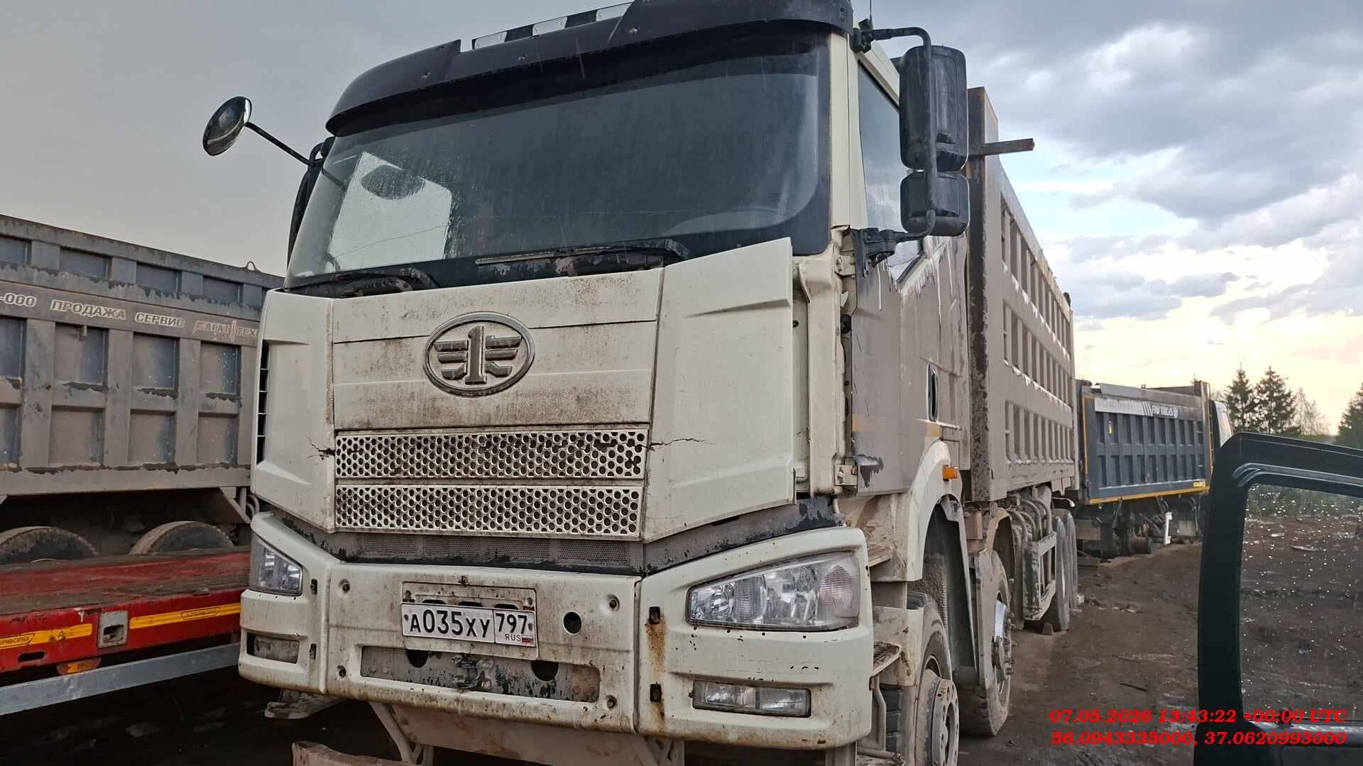 FAW CA3310P66K24T4E5 8х4,  130 795 км, 2023 года в лизинг