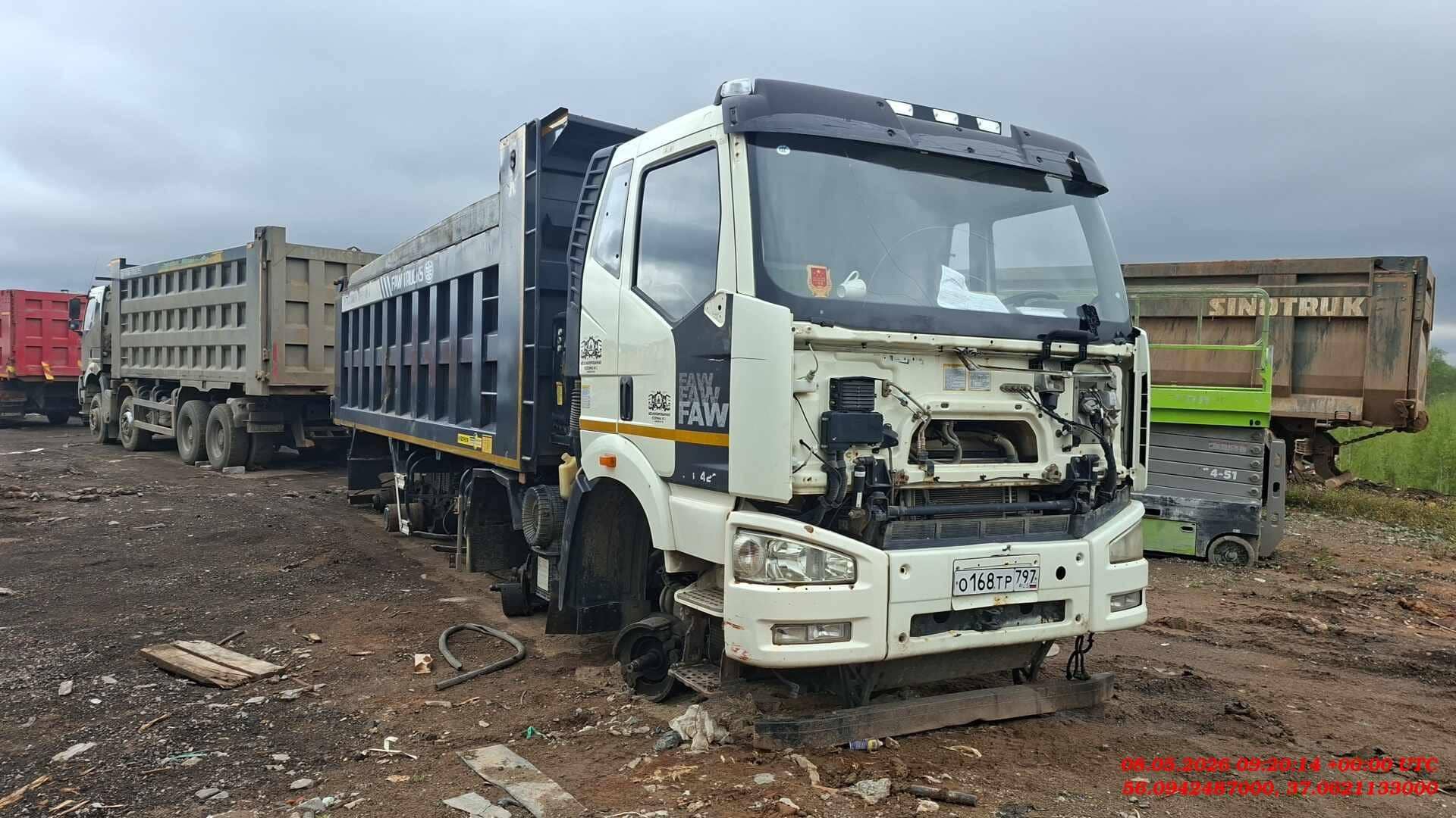 FAW CA3310P66K24T4E5 8х4,  100 000 км, 2022 года в лизинг