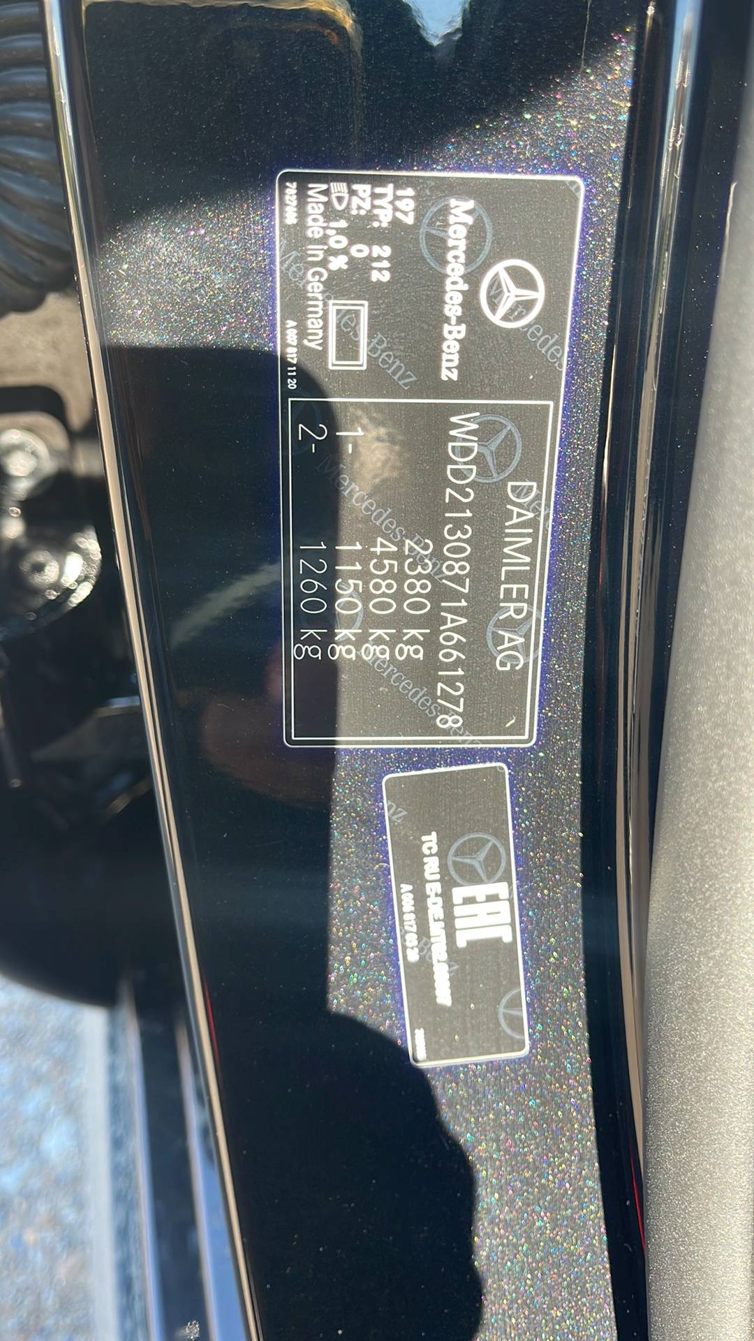 Mercedes-Benz E седан,  256 660 км, 2019 года в лизинг