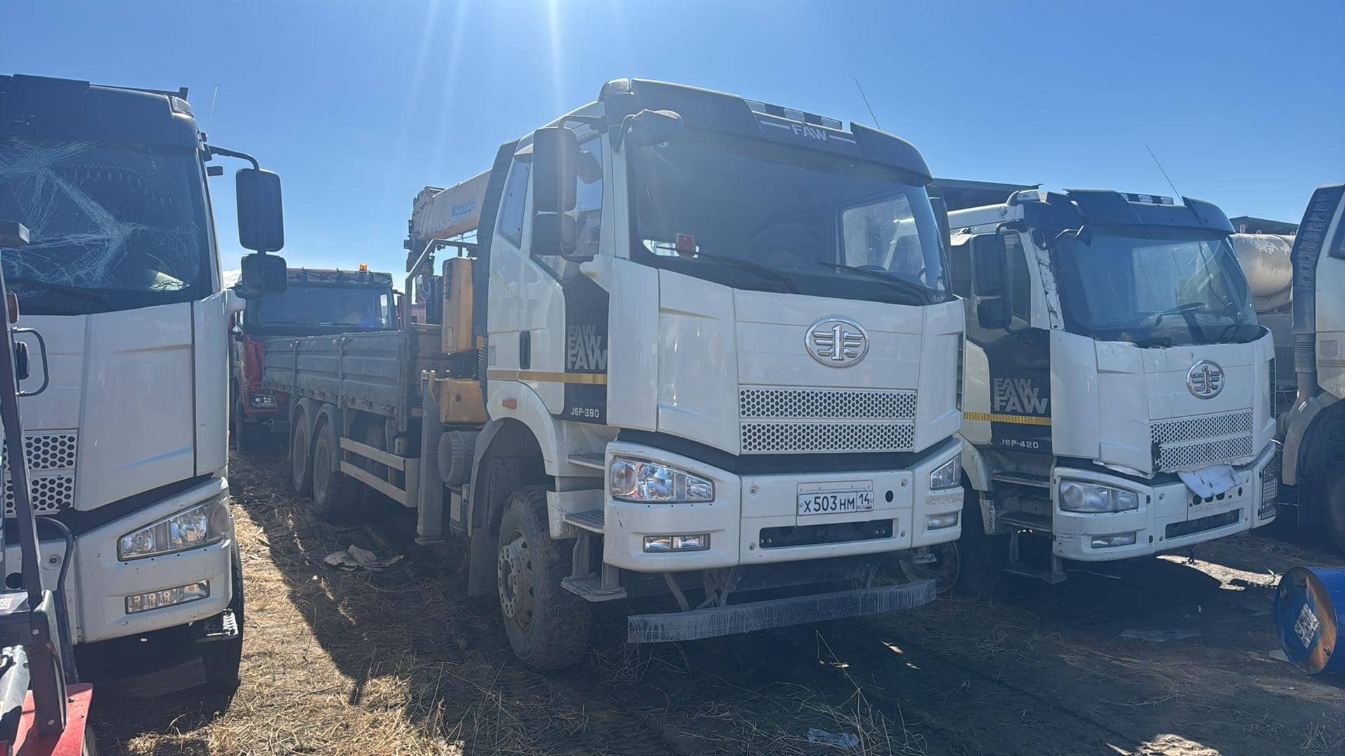 FAW CA3250P66K24T1E5 6х4,  31 103 км, 2023 года в лизинг