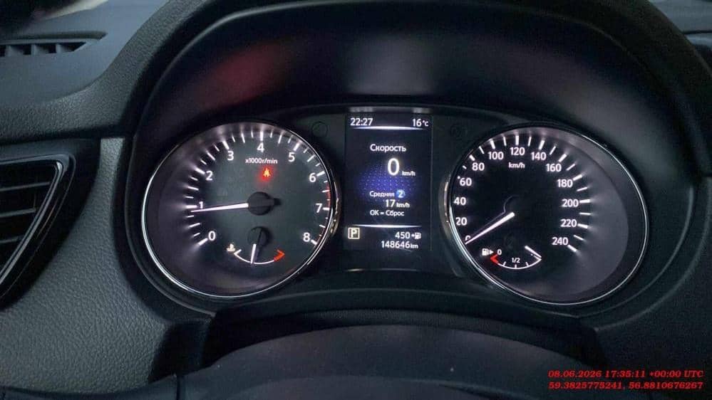 Nissan Qashqai,  148 843 км, 2022 года в лизинг