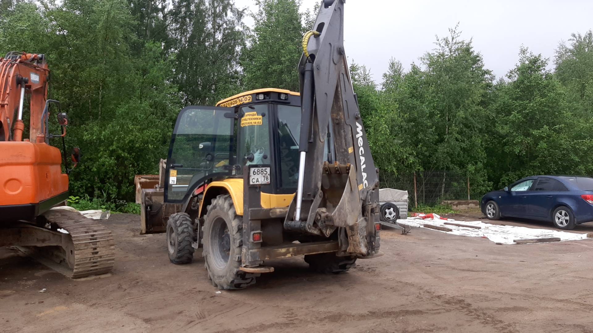 Mecalac TLB870,  4 464 км, 2021 года в лизинг