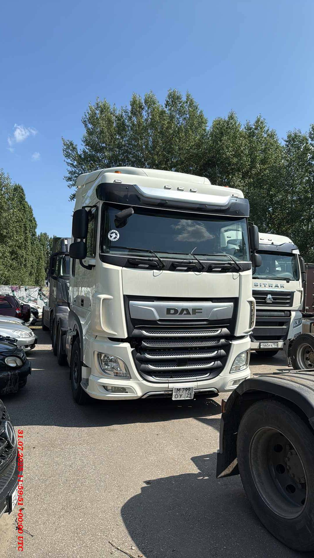 DAF XF 480 FTT 6x4 (Space Cab),  521 920 км, 2021 года в лизинг