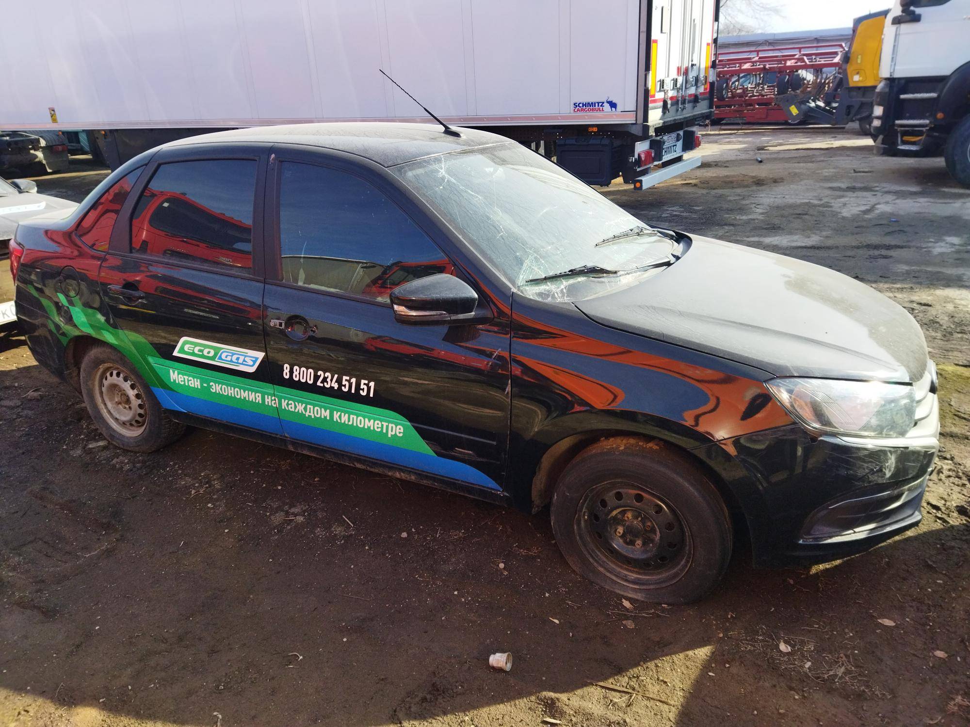 Lada Granta седан,  59 000 км, 2022 года в лизинг