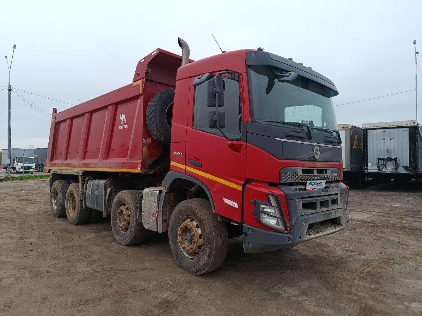 Volvo FM 420 8x4 (FMX),  462 426 км, 2022 года в лизинг