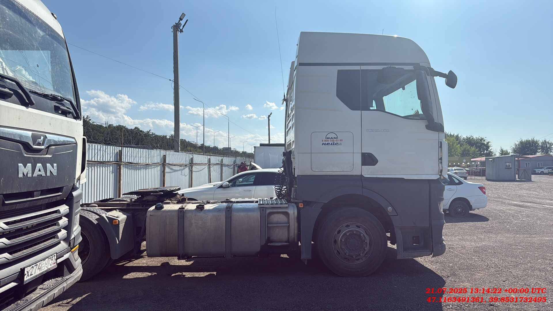 MAN TGX 18.400 4X2 BL SA (GM),  682 000 км, 2021 года