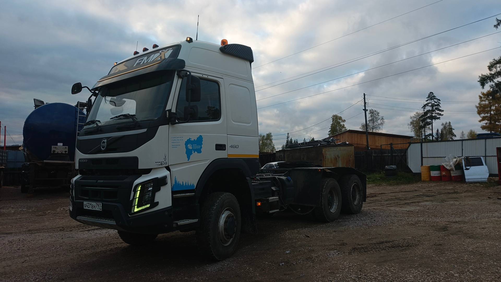 Volvo FMX 460 6x6 (FMX Globetrotter),  275 169 км, 2017 года в лизинг