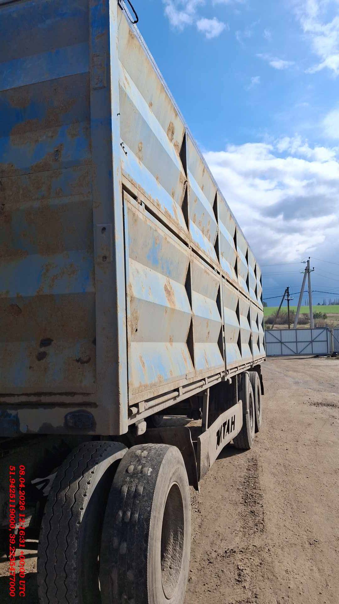 ТИТАН Зерновоз бортовой 846322, 2017 года в лизинг