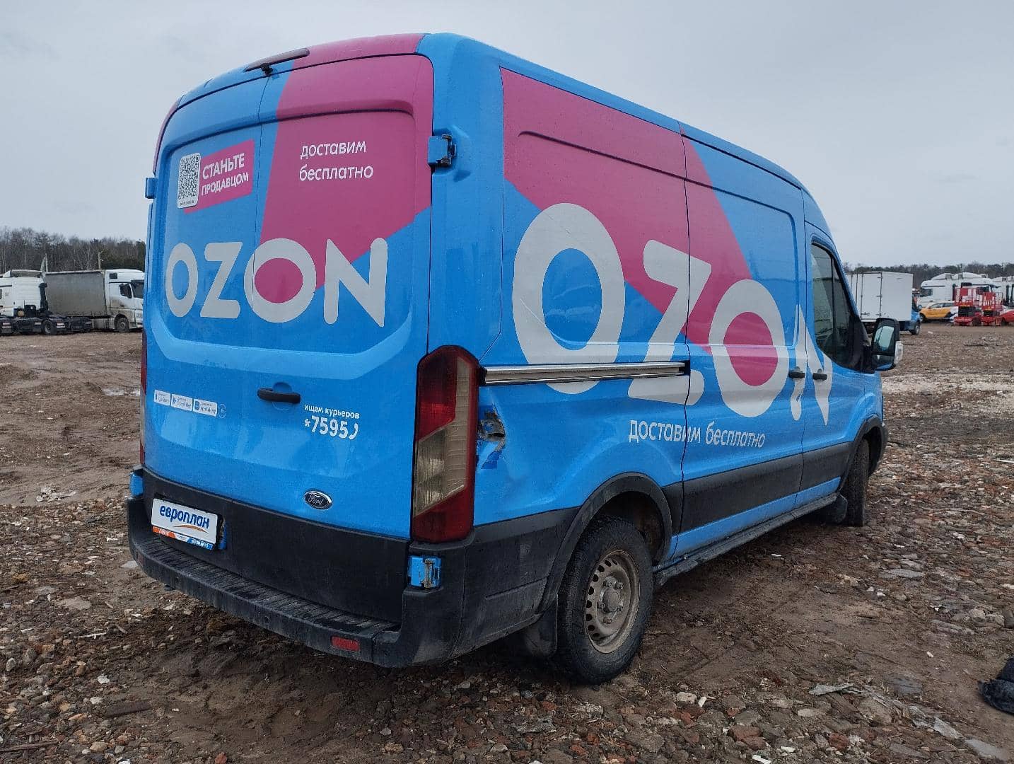 Ford Transit,  186 905 км, 2021 года в лизинг