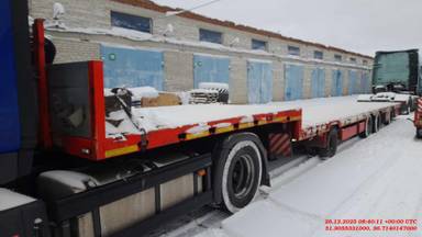 Тверьстроймаш Низкорамный раздвижной полуприцеп 993941-LE35