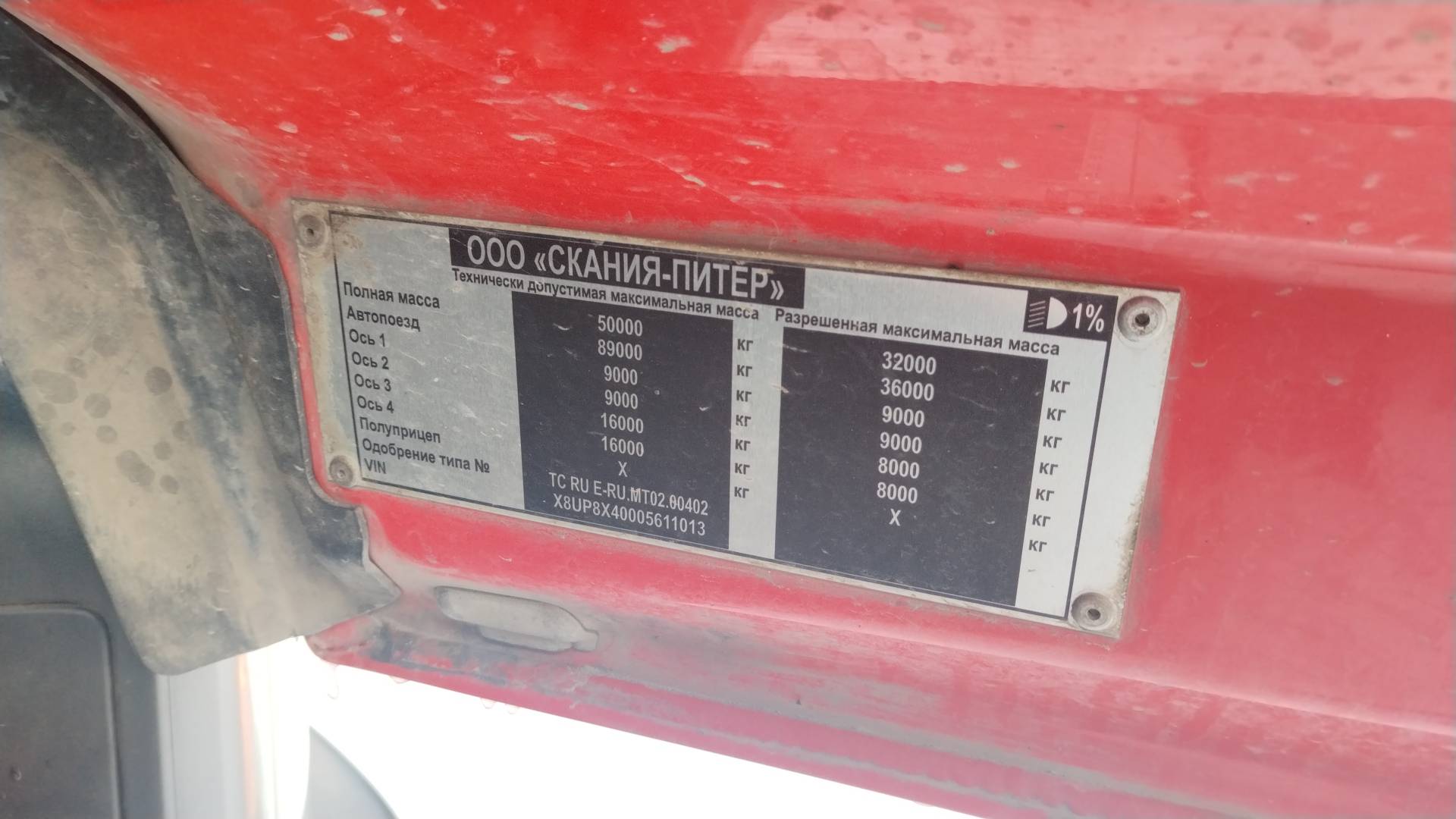 SCANIA P 440 B6x4HZ,  570 000 км, 2019 года