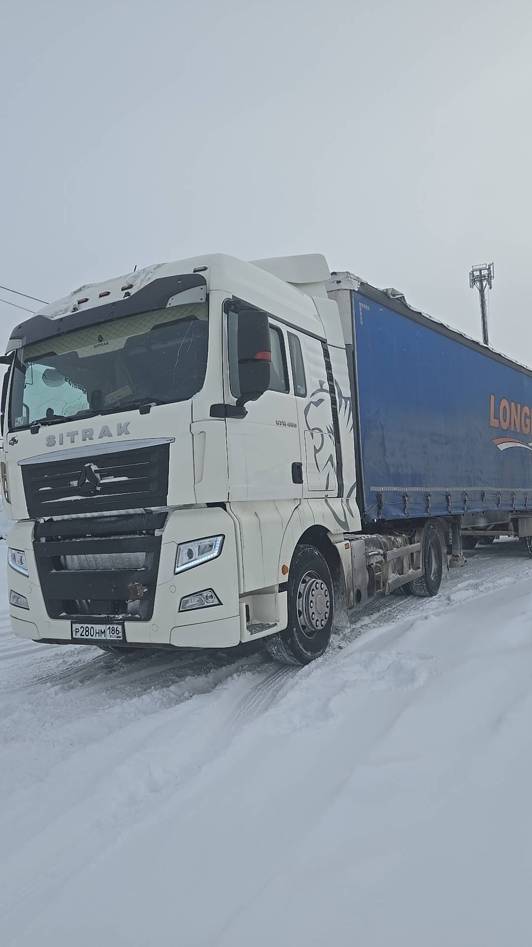 Sitrak ZZ4186V391HE,  254 062 км, 2023 года