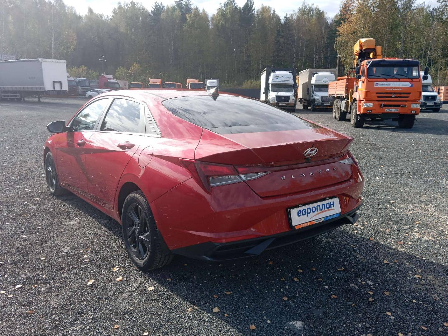 Hyundai Elantra,  83 704 км, 2022 года в лизинг