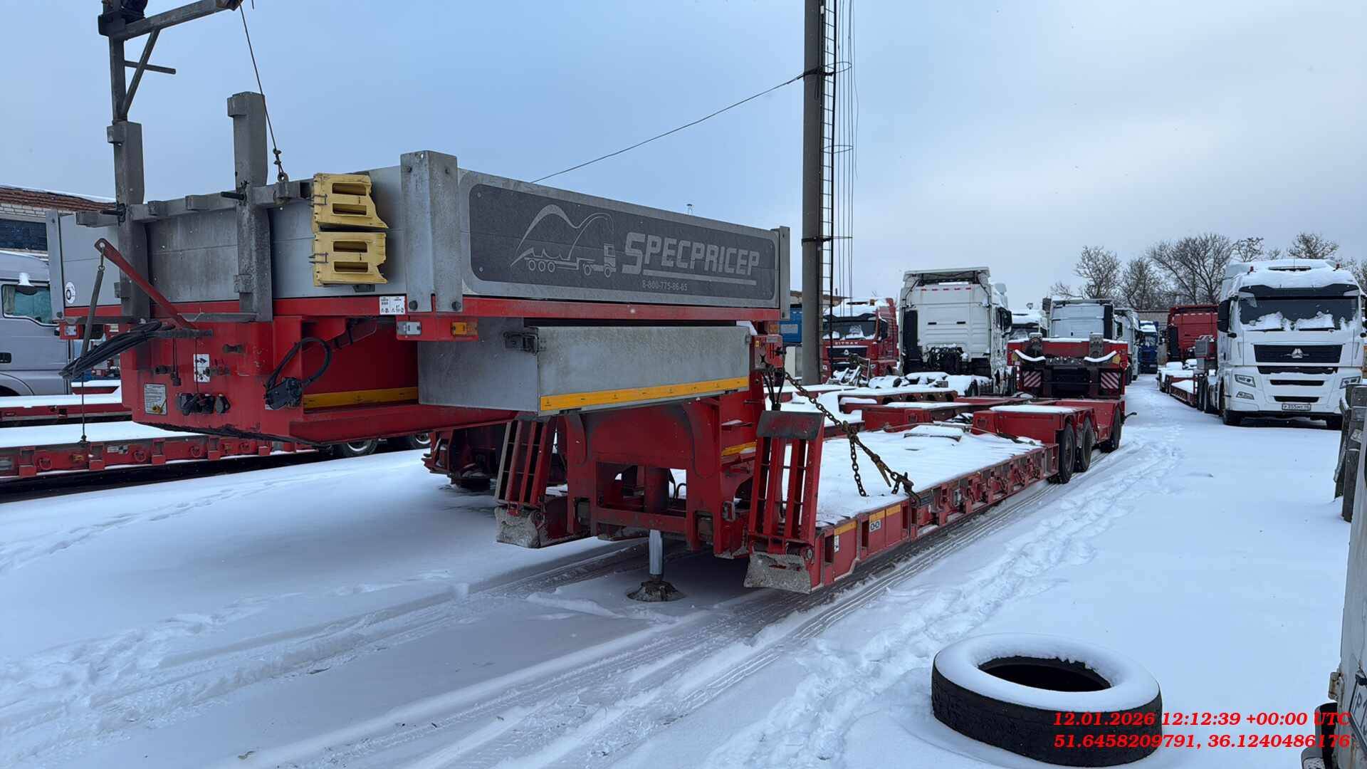 Компания СпецПрицеп Тяжеловоз низкорамный 9942D3, 2022 года в лизинг
