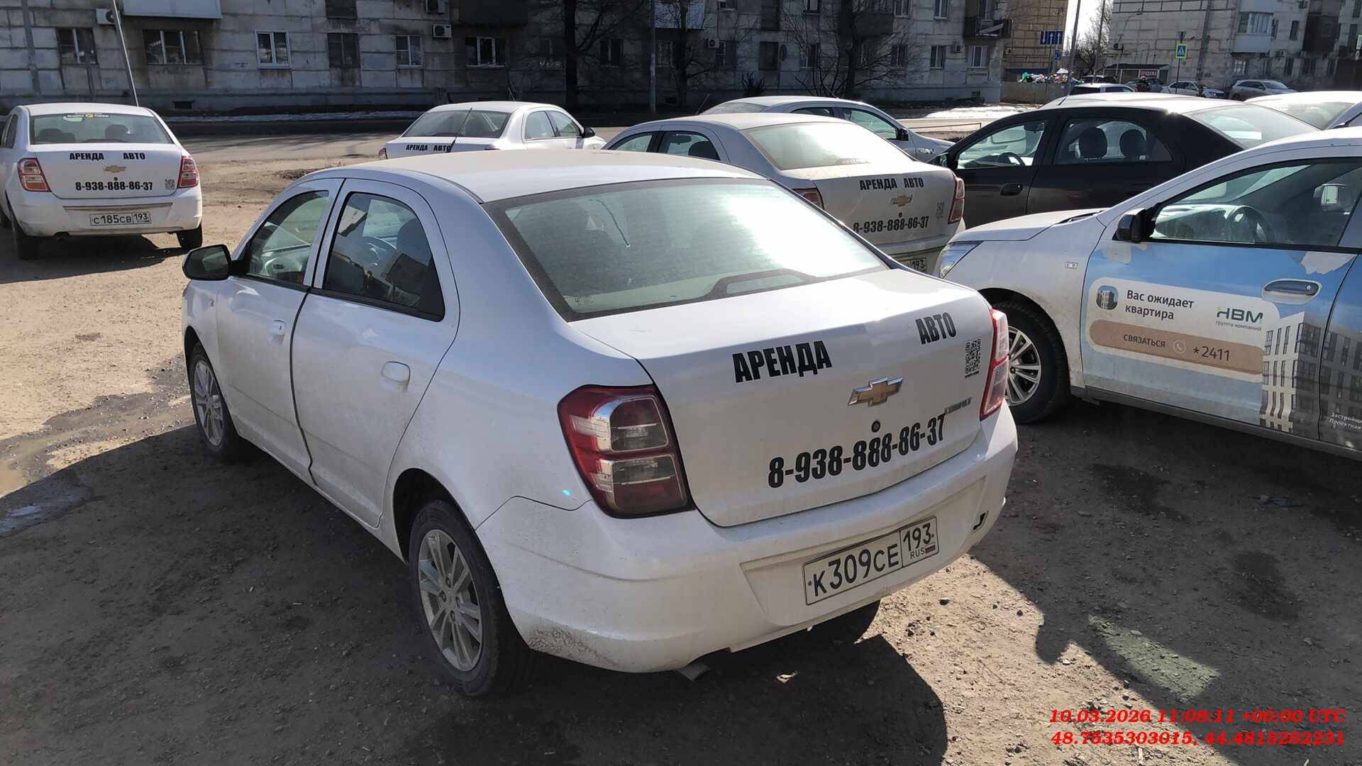 Chevrolet Cobalt,  92 393 км, 2023 года в лизинг