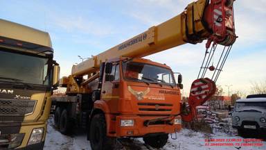 Ивановец КС-45717К-3Р КАМАЗ-43118 (6x6) гп 25т. вылет 27,0 (31,0)м.