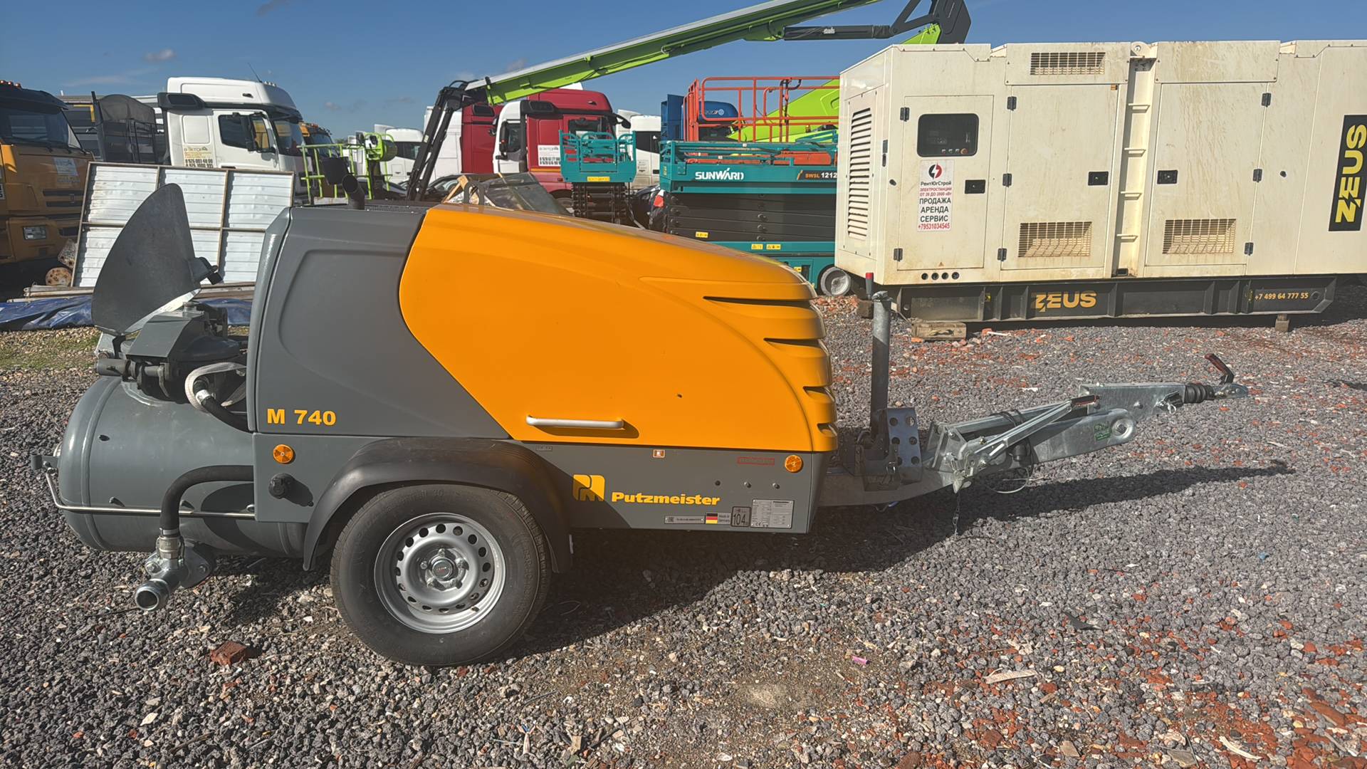 PUTZMEISTER M740 D специальный, пневмонагнетатель